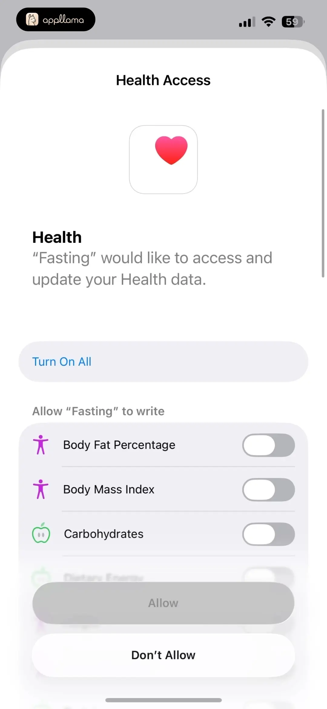 Health Access Permission
