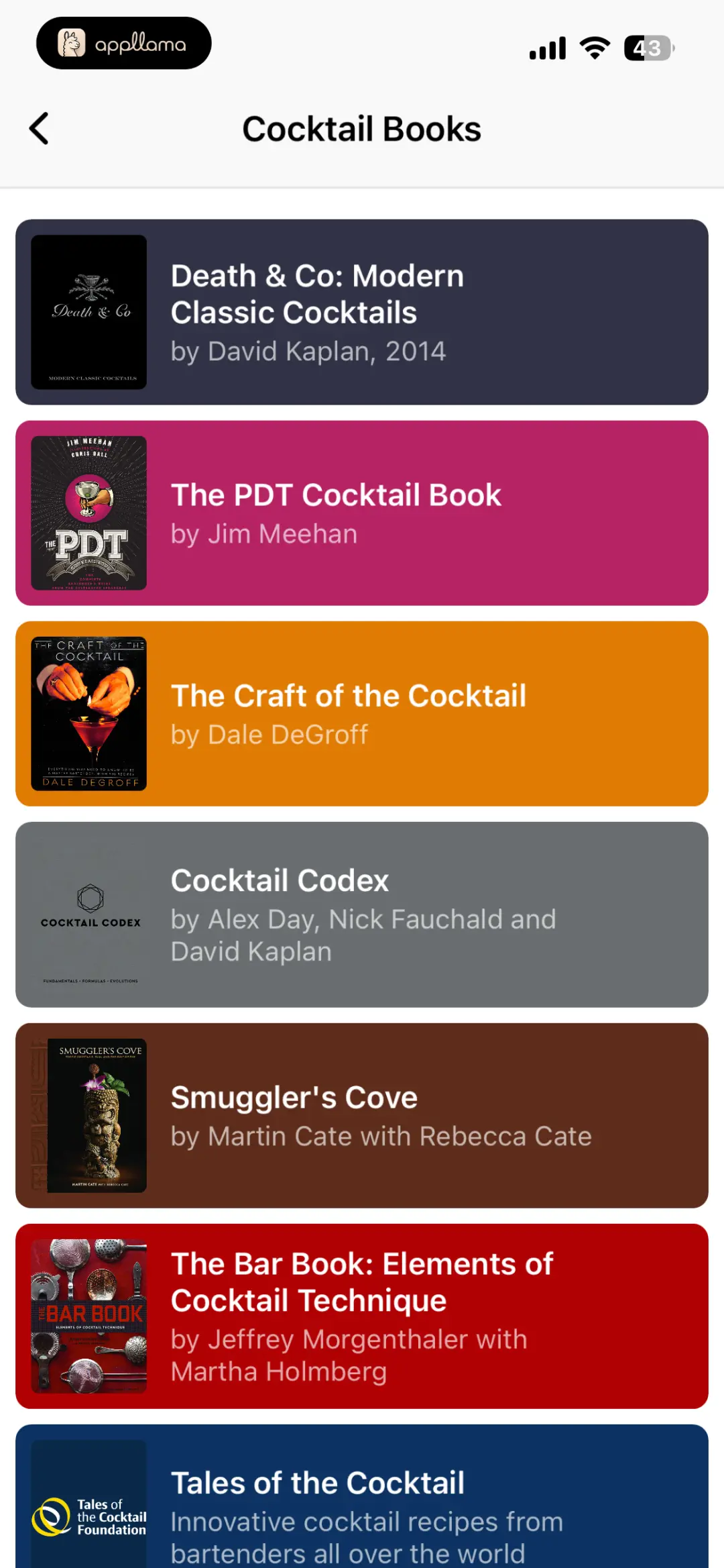 Cocktail Books