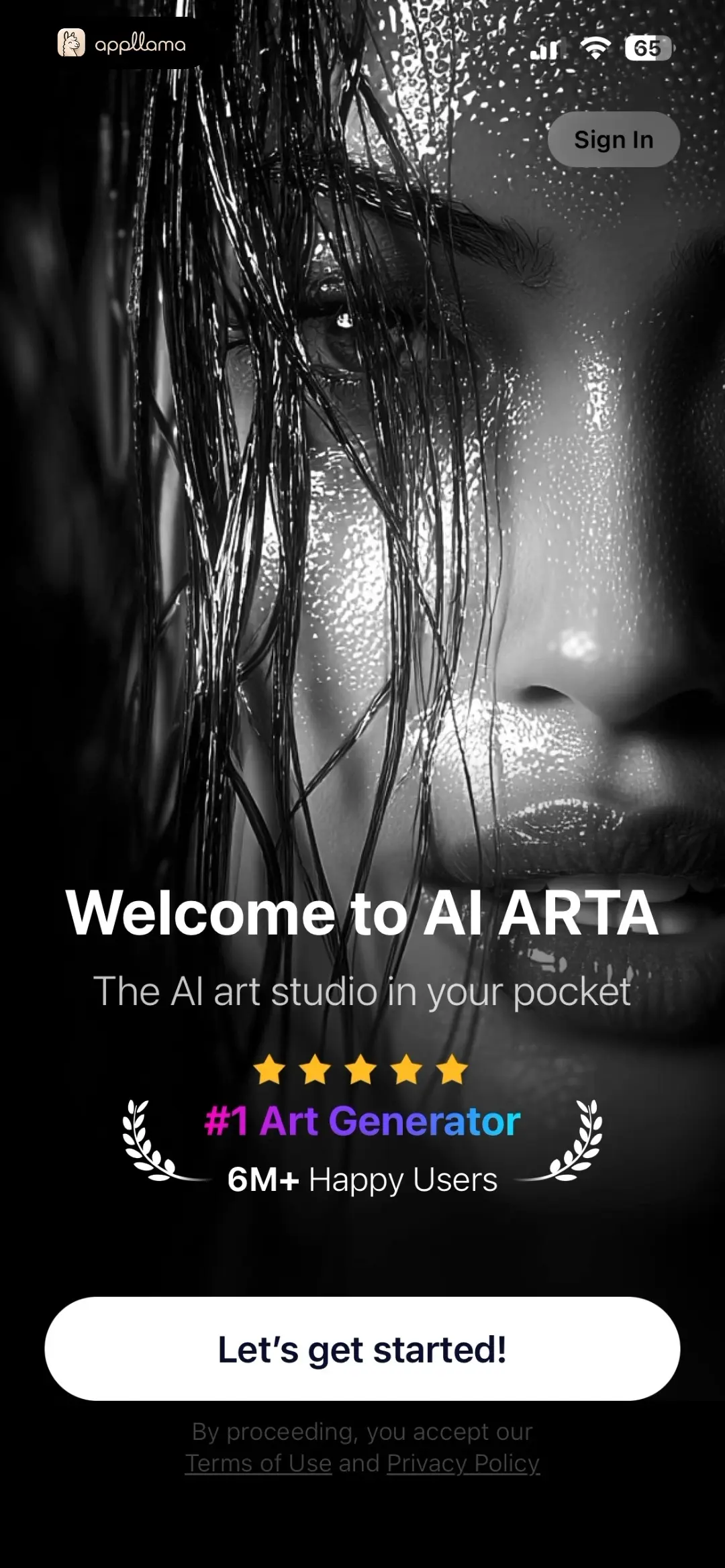 AI Photo Generator: ARTA Onboarding Welcome
