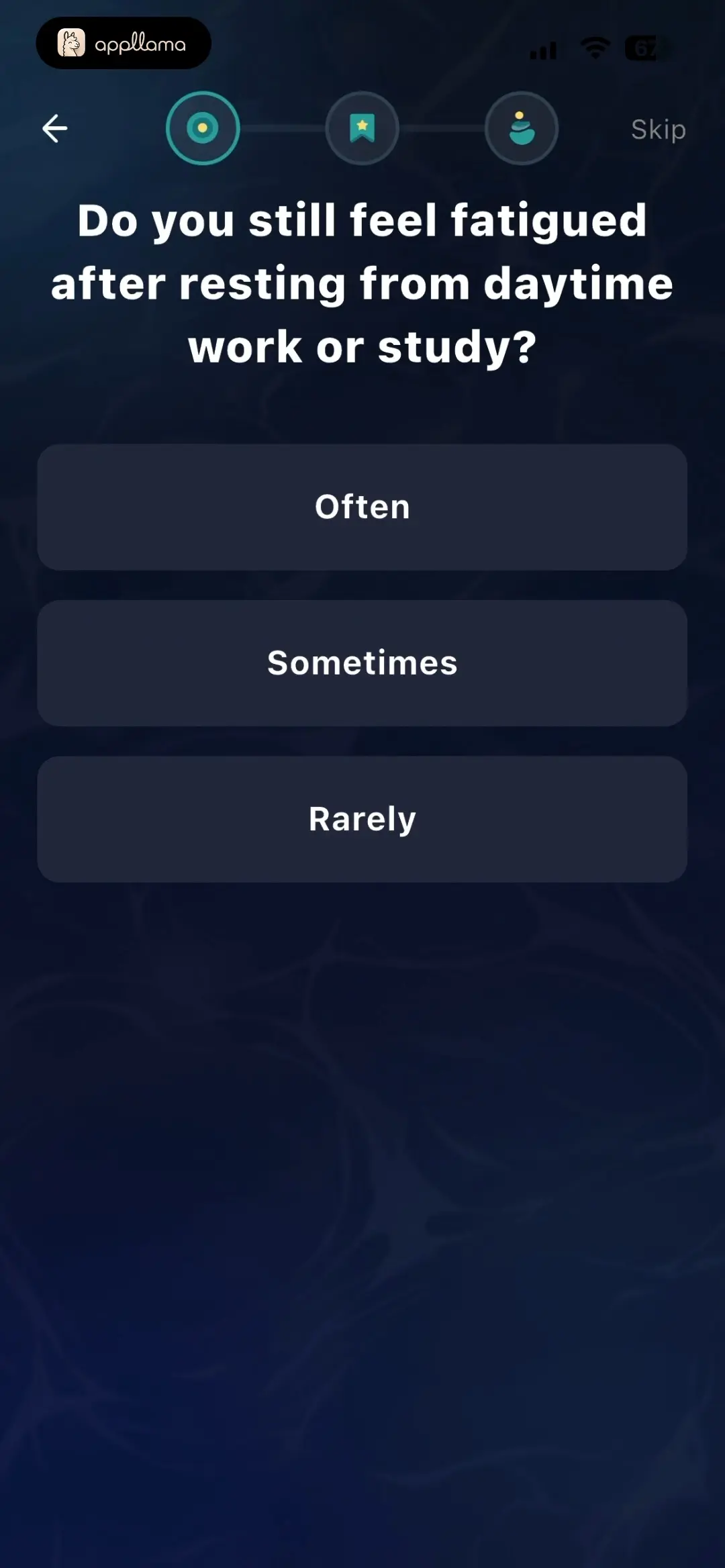 Daytime Fatigue Question