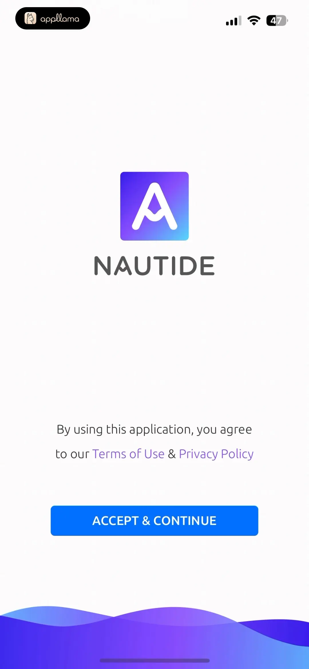 Nautide: Tides, Wind, Waves + Terms Consent