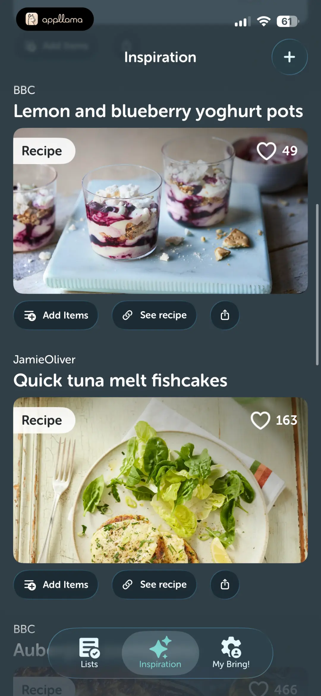 Recipe Feed