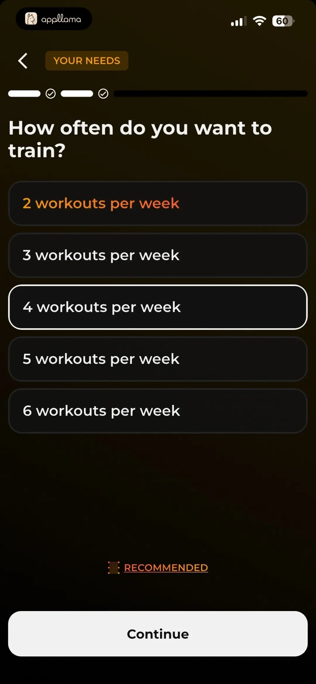 Training Frequency