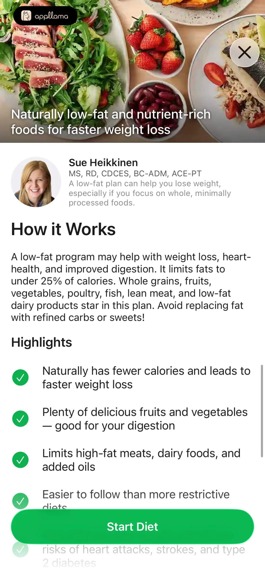 Diet Plan Details