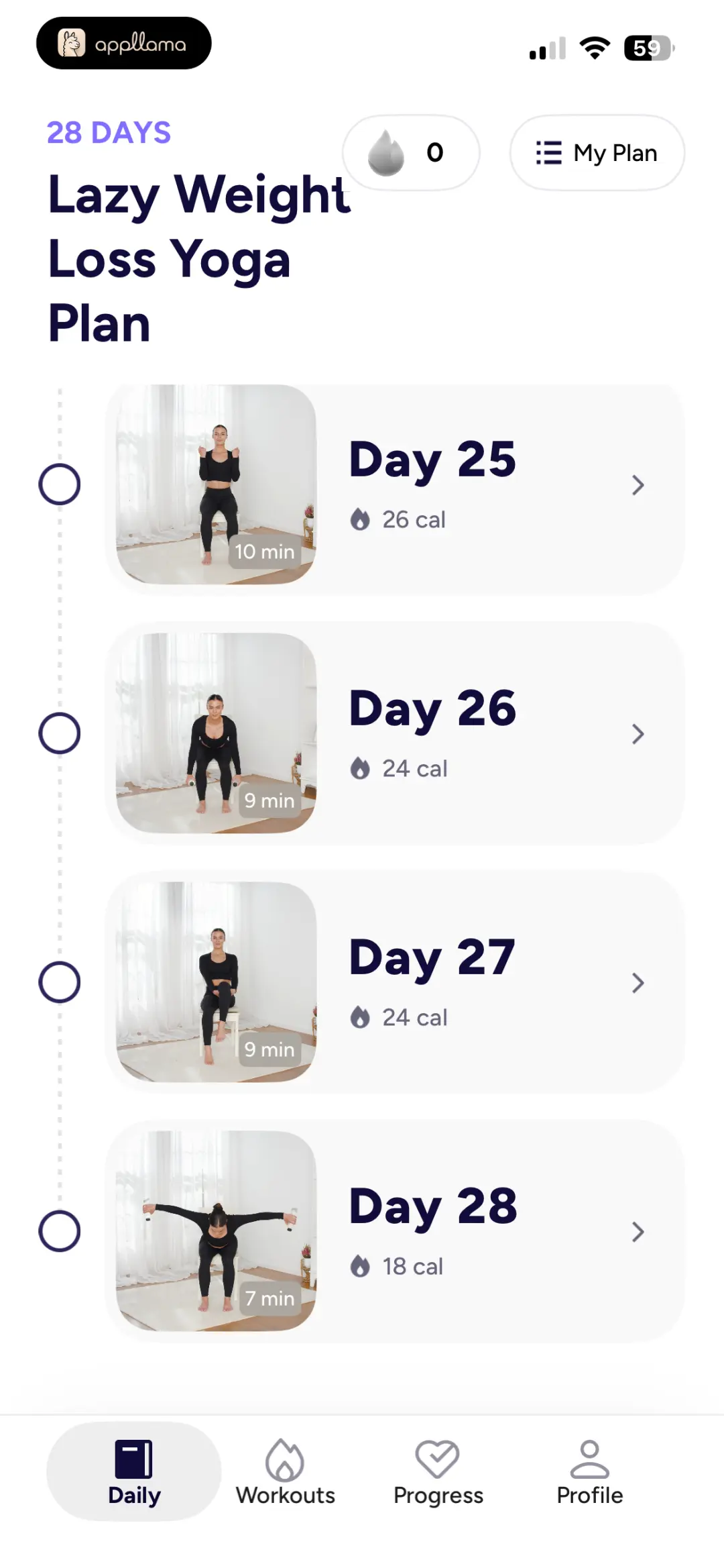 Workout Plan Schedule