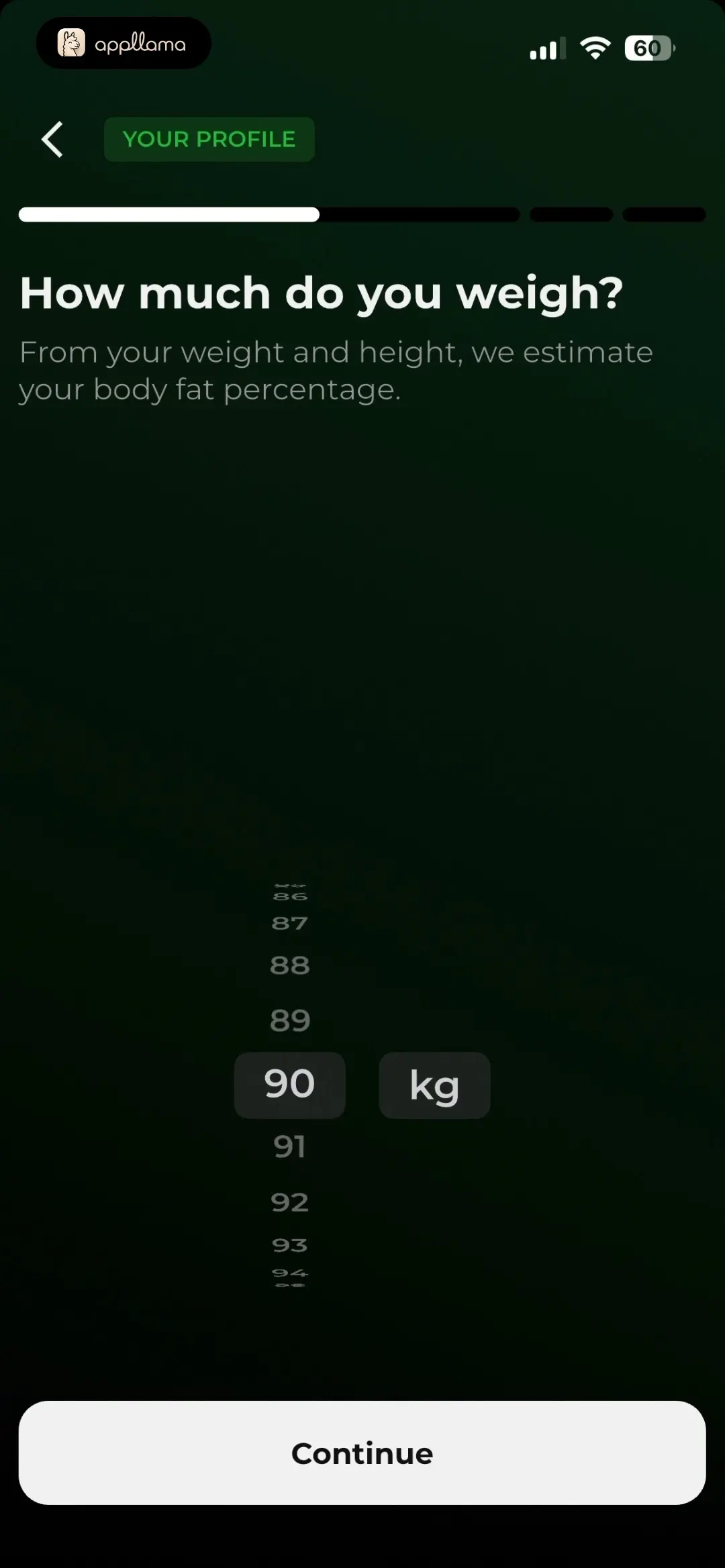 Weight Selection