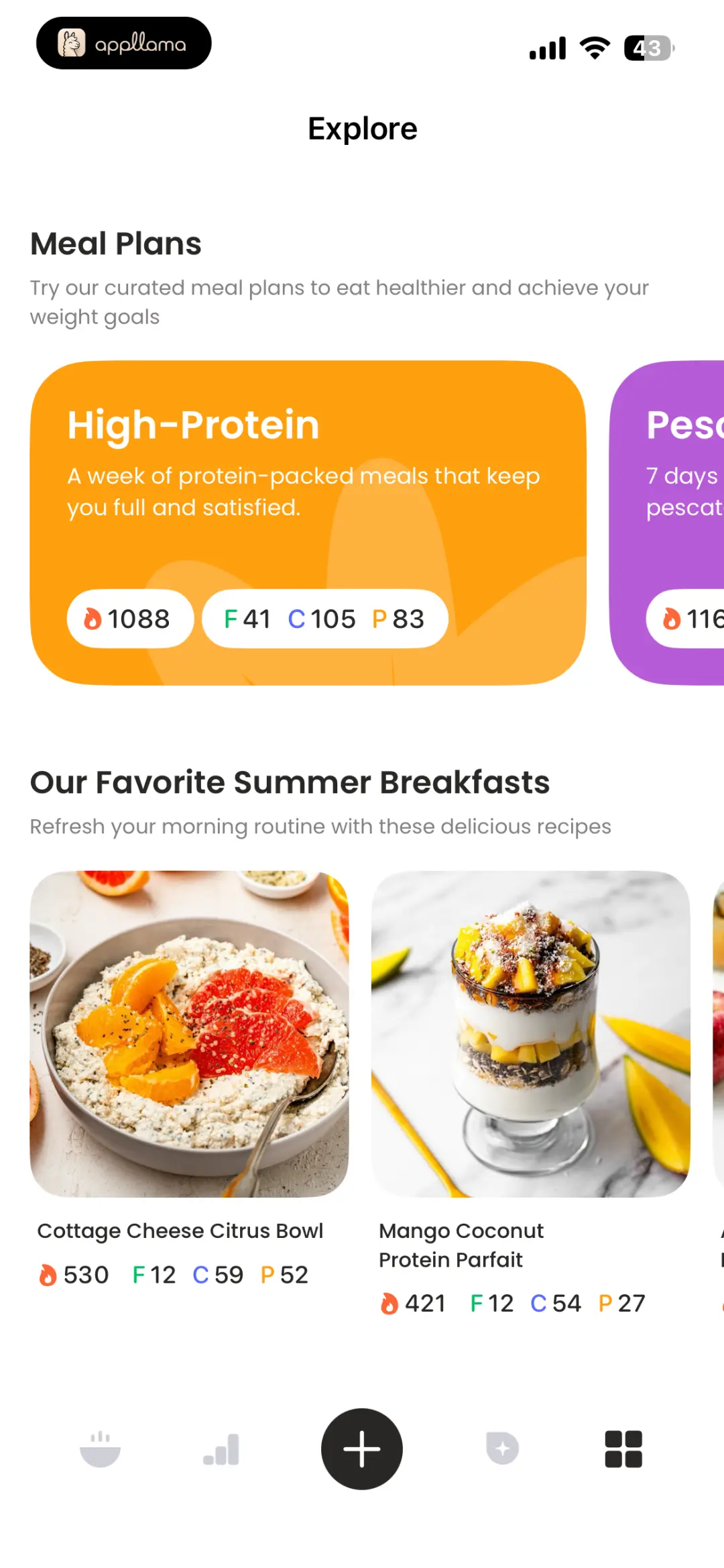 Meal Plans Explore