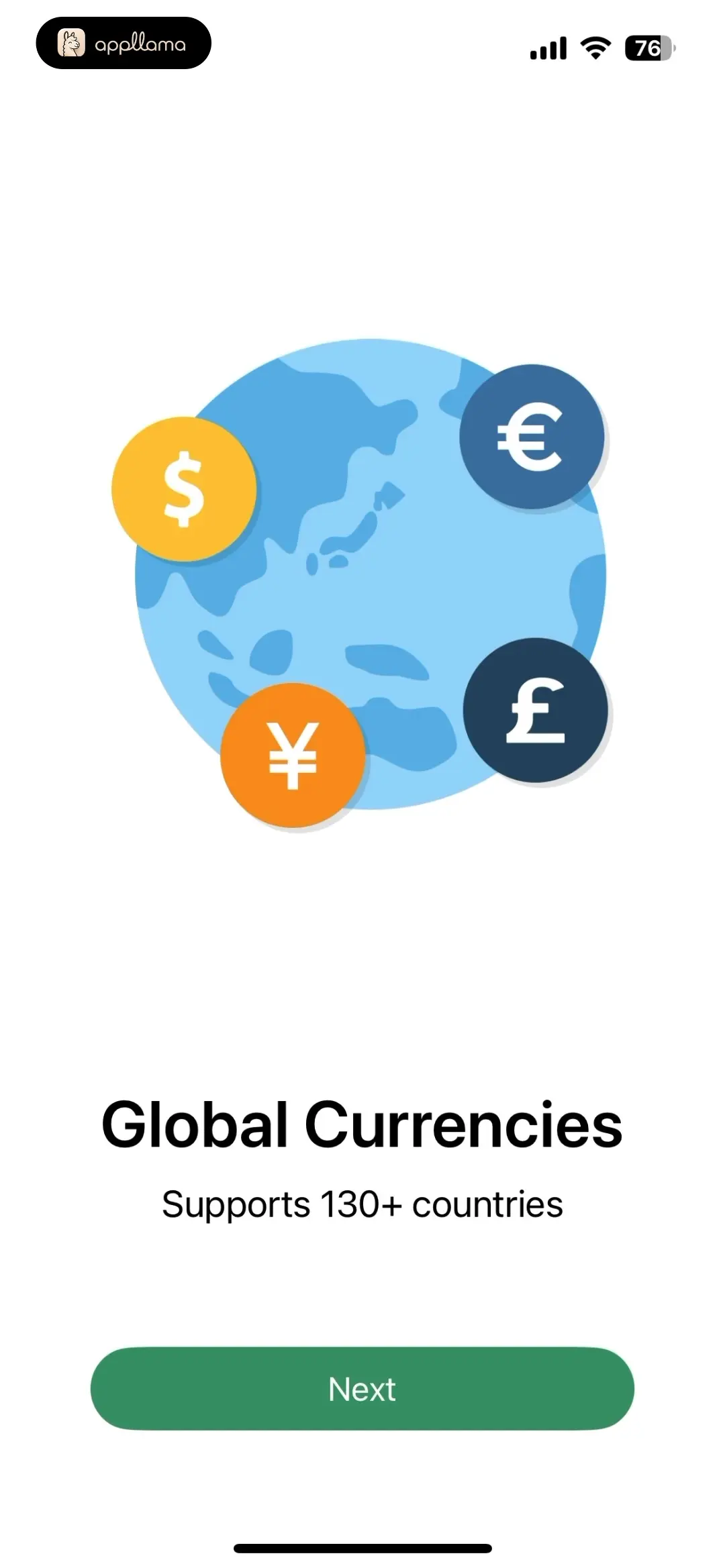 Global Currencies Onboarding
