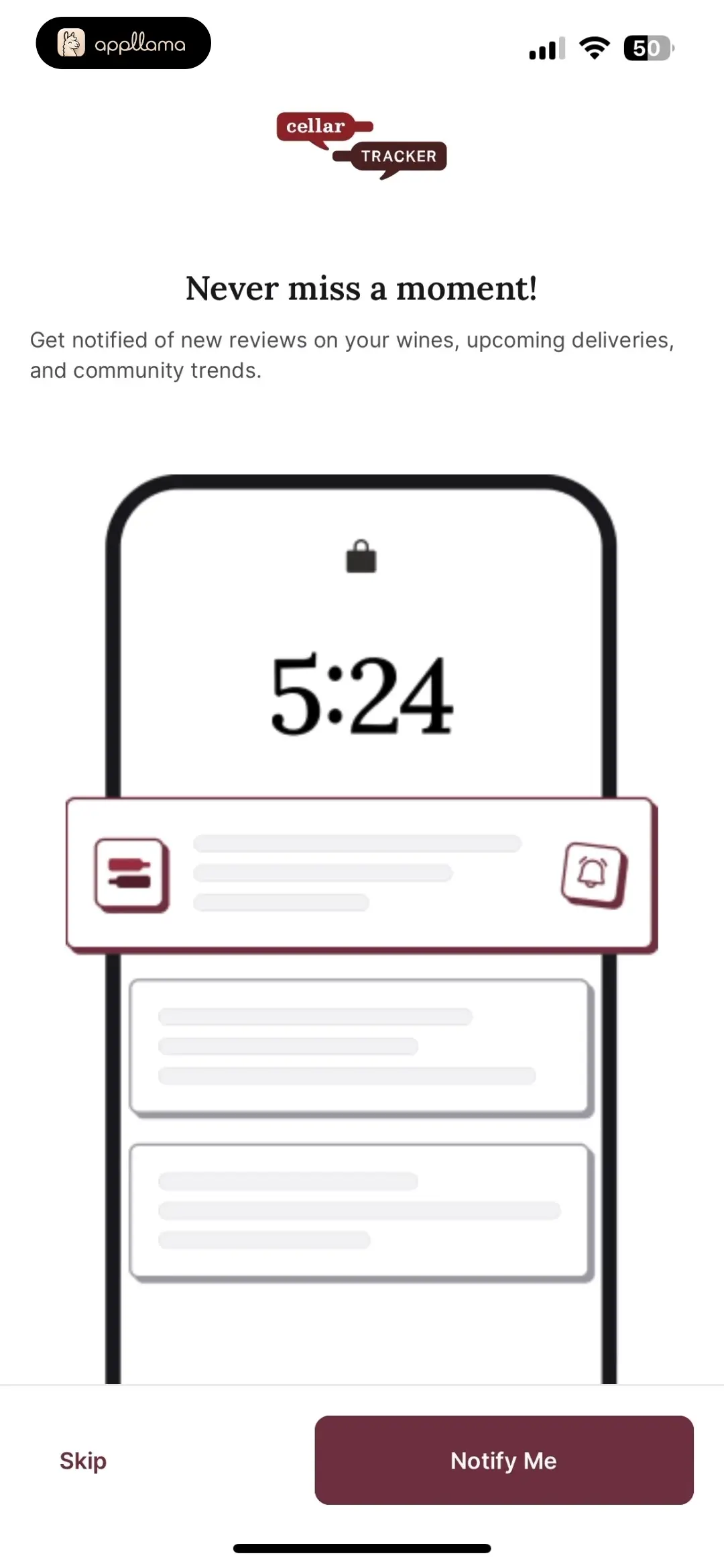 Notification Opt-In