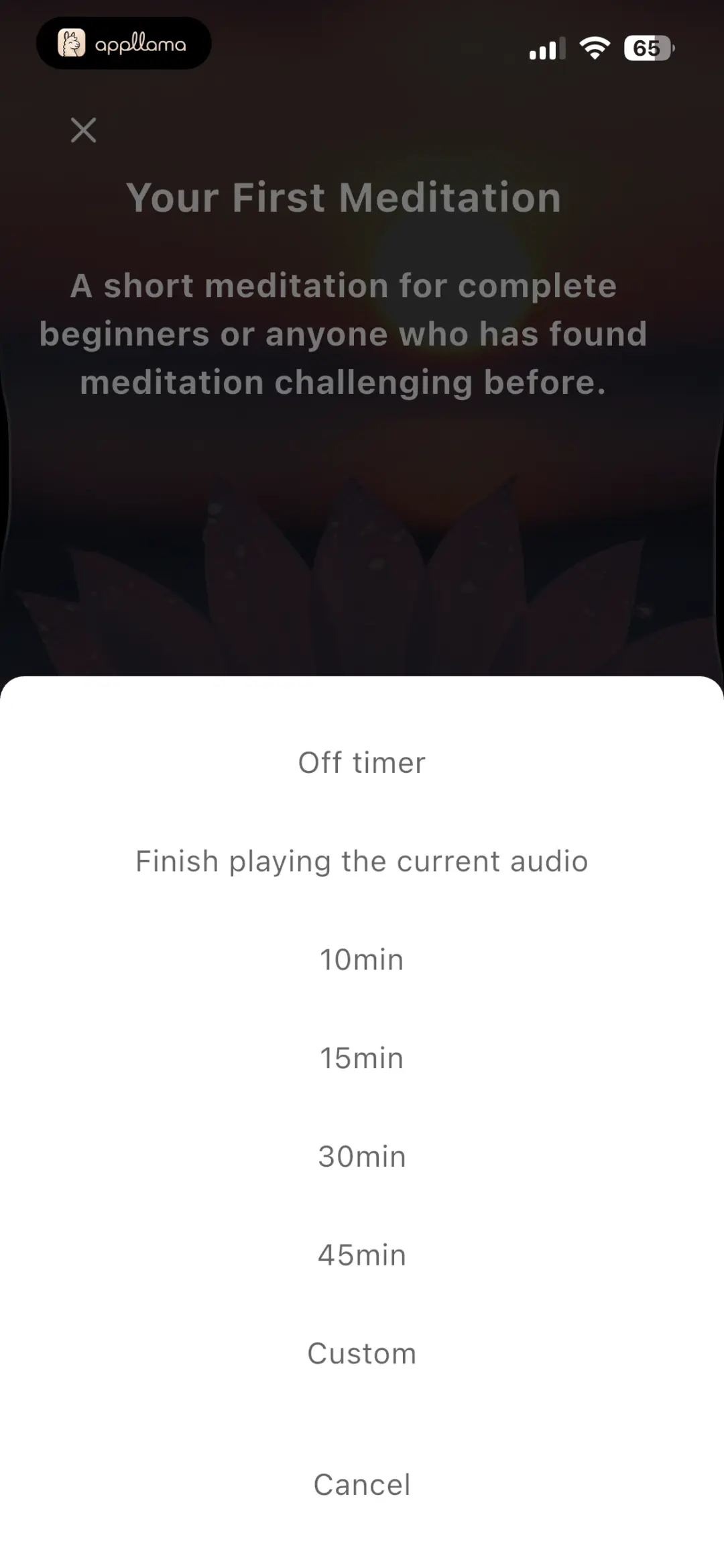 Off Timer Sheet
