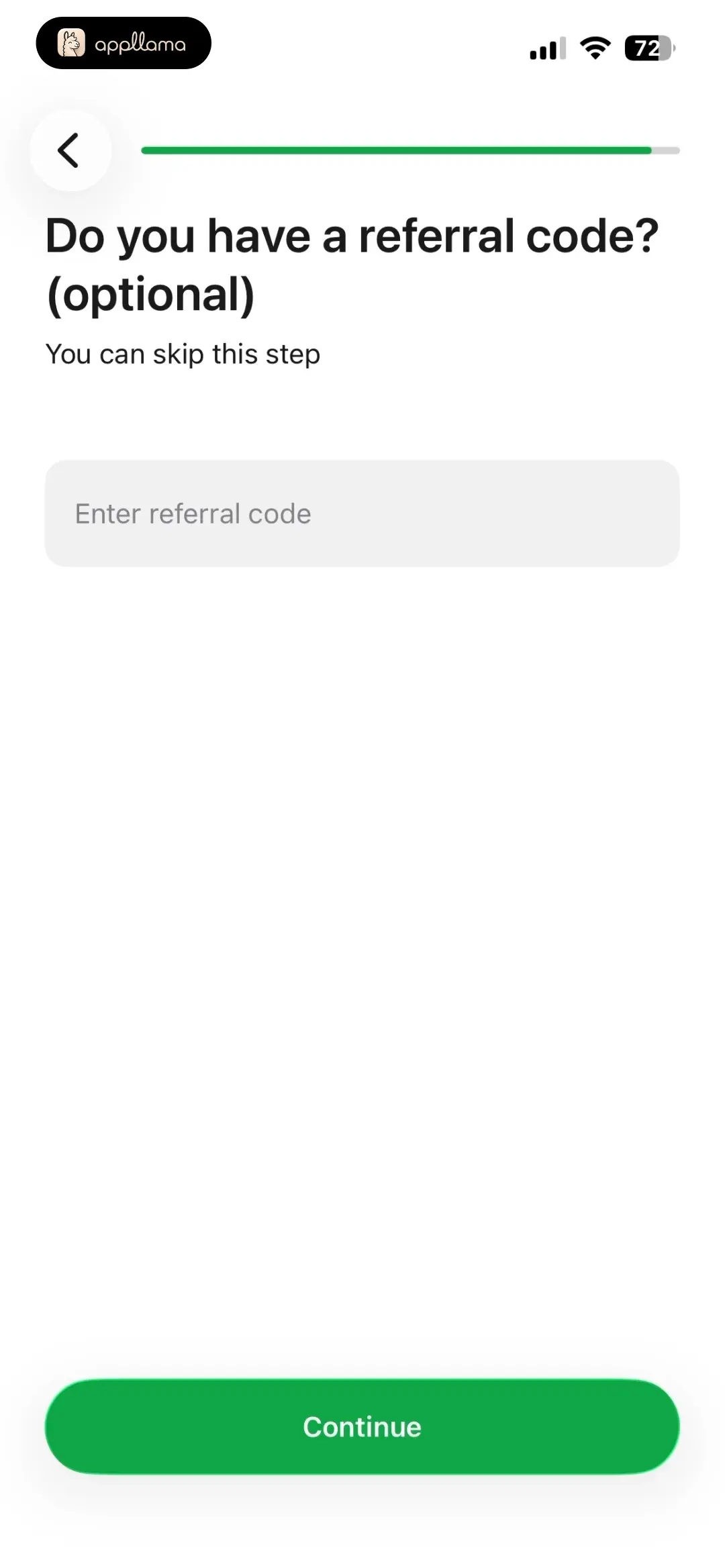 Referral Code