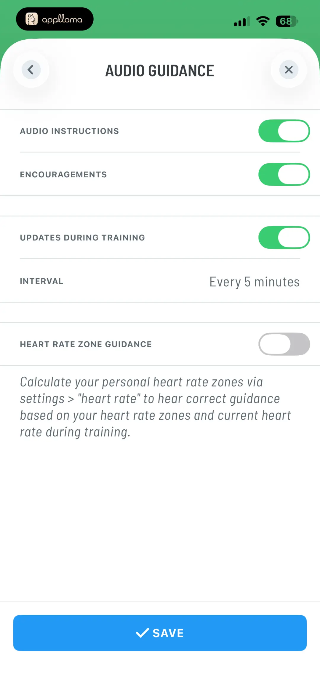 Audio Guidance