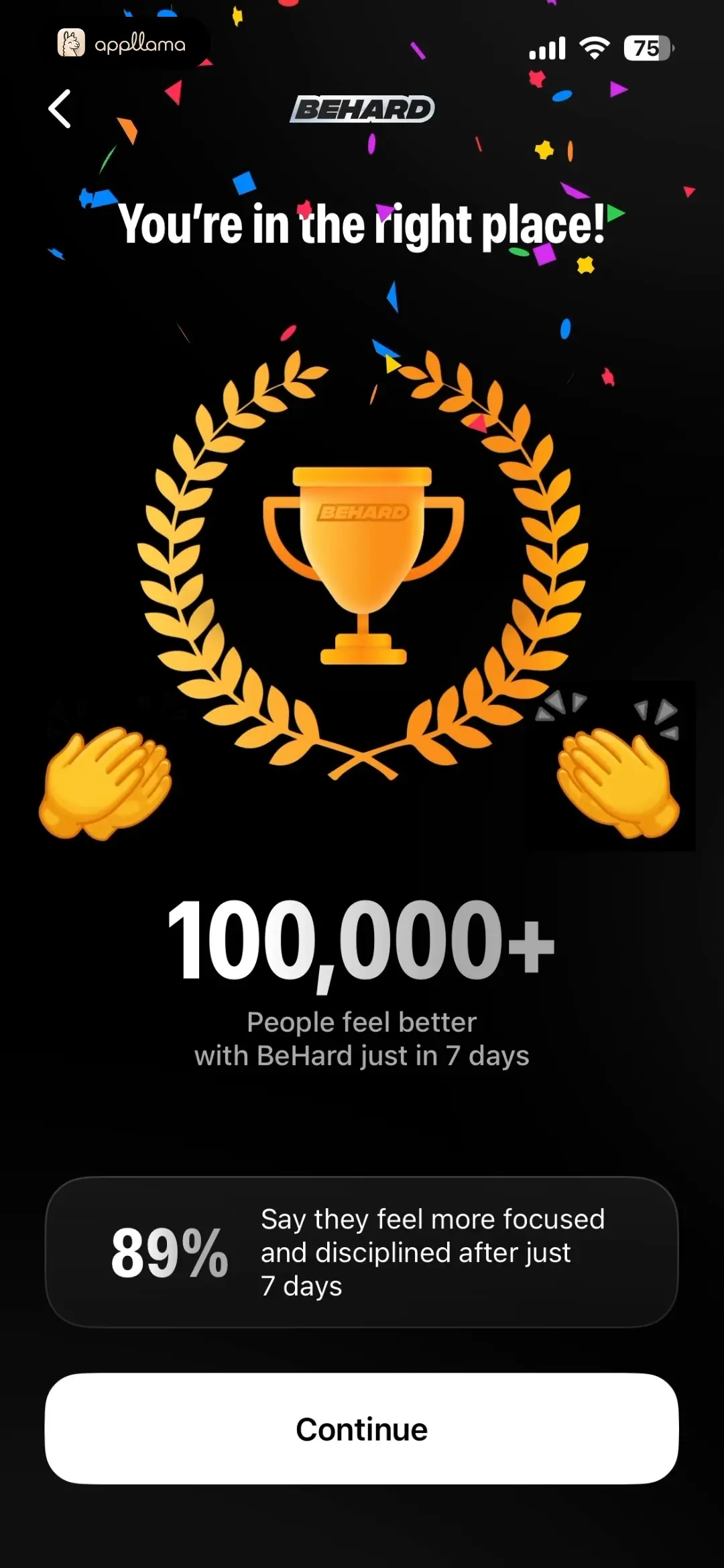Social Proof Milestone