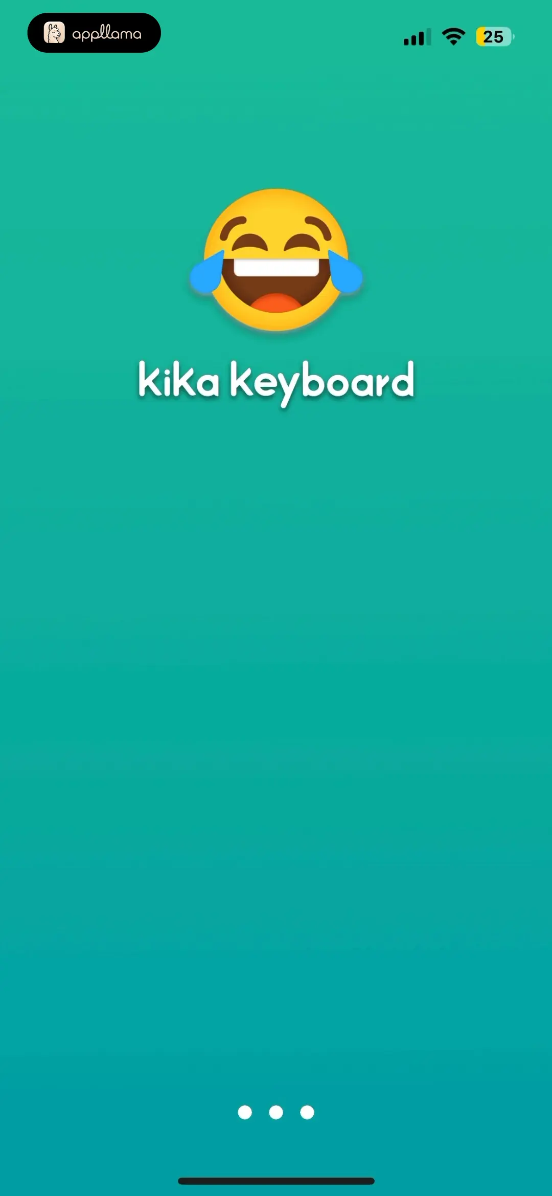 Kika Keyboard: Custom Themes Splash Screen