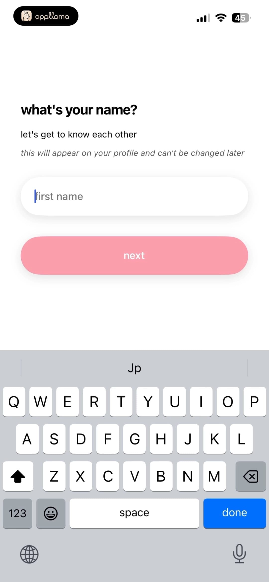 Name Entry