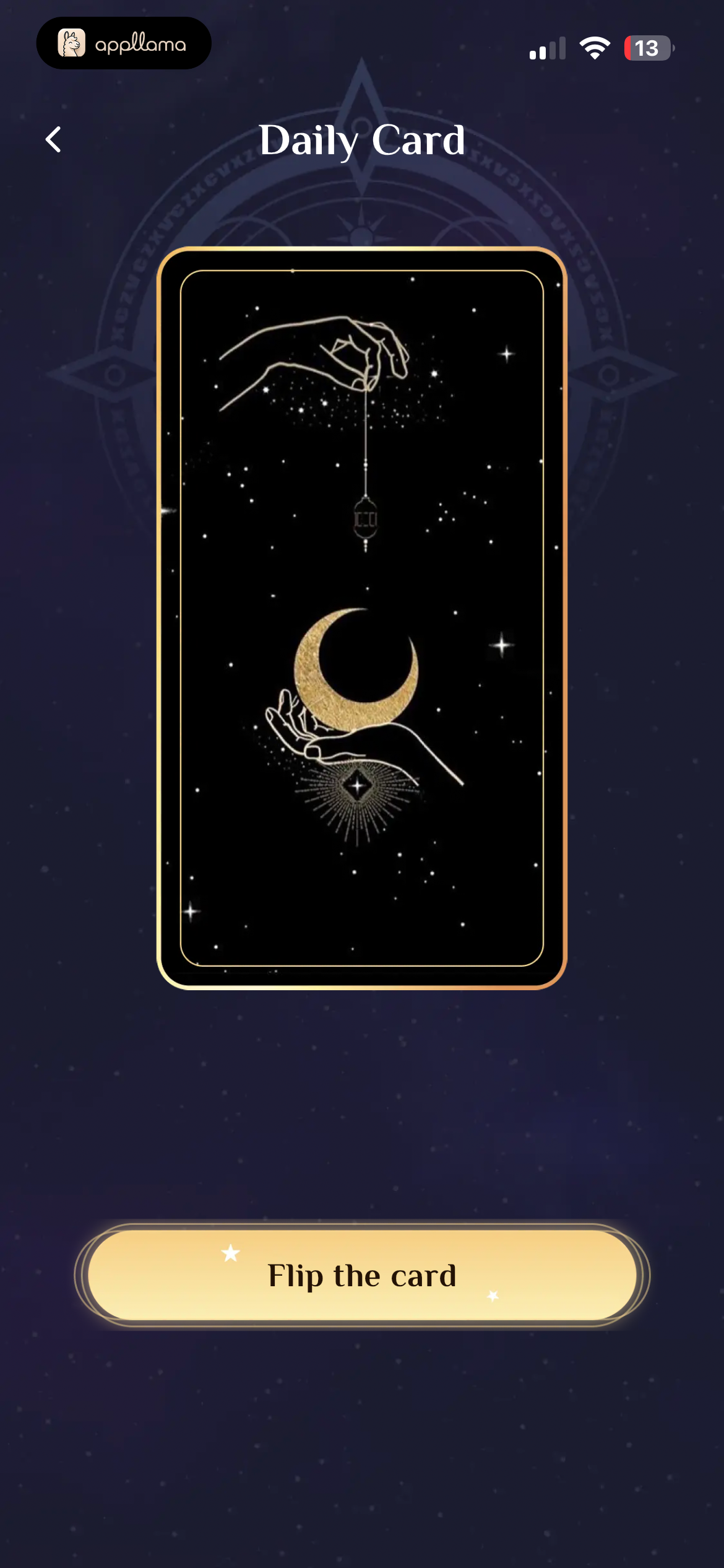 Daily Card Selected