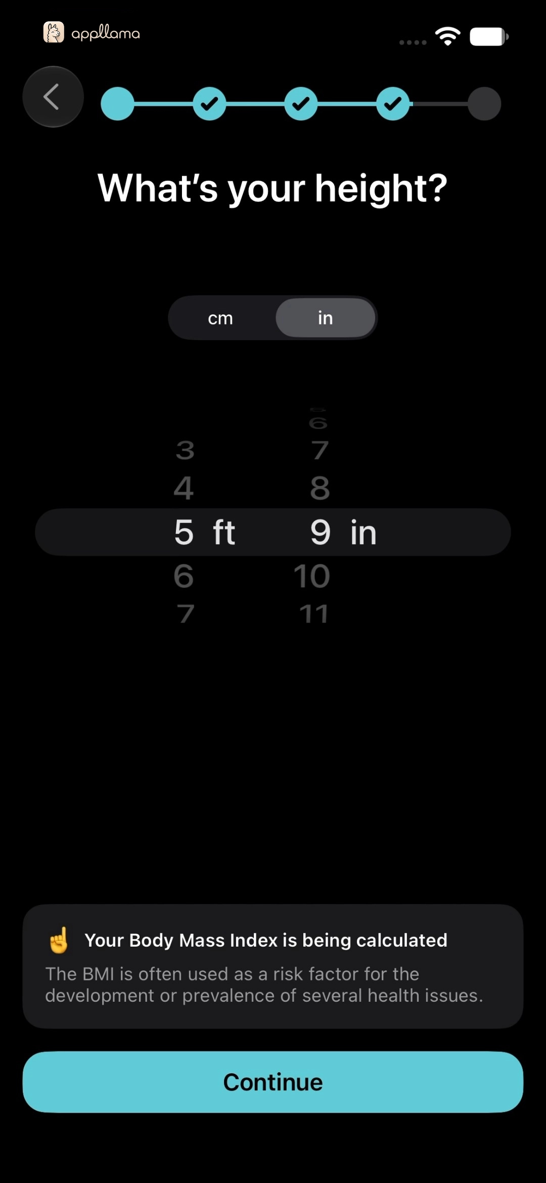 Height Input