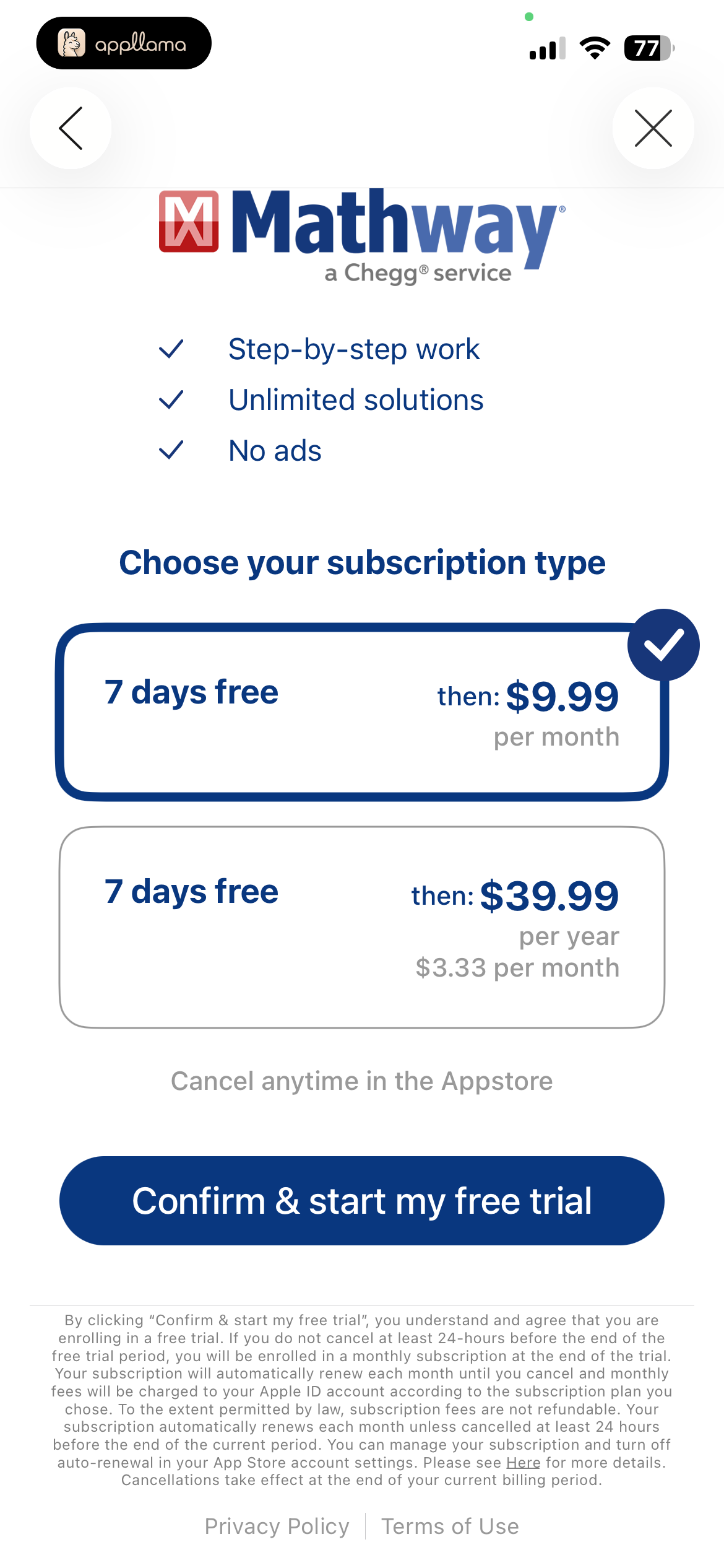 Subscription Offer