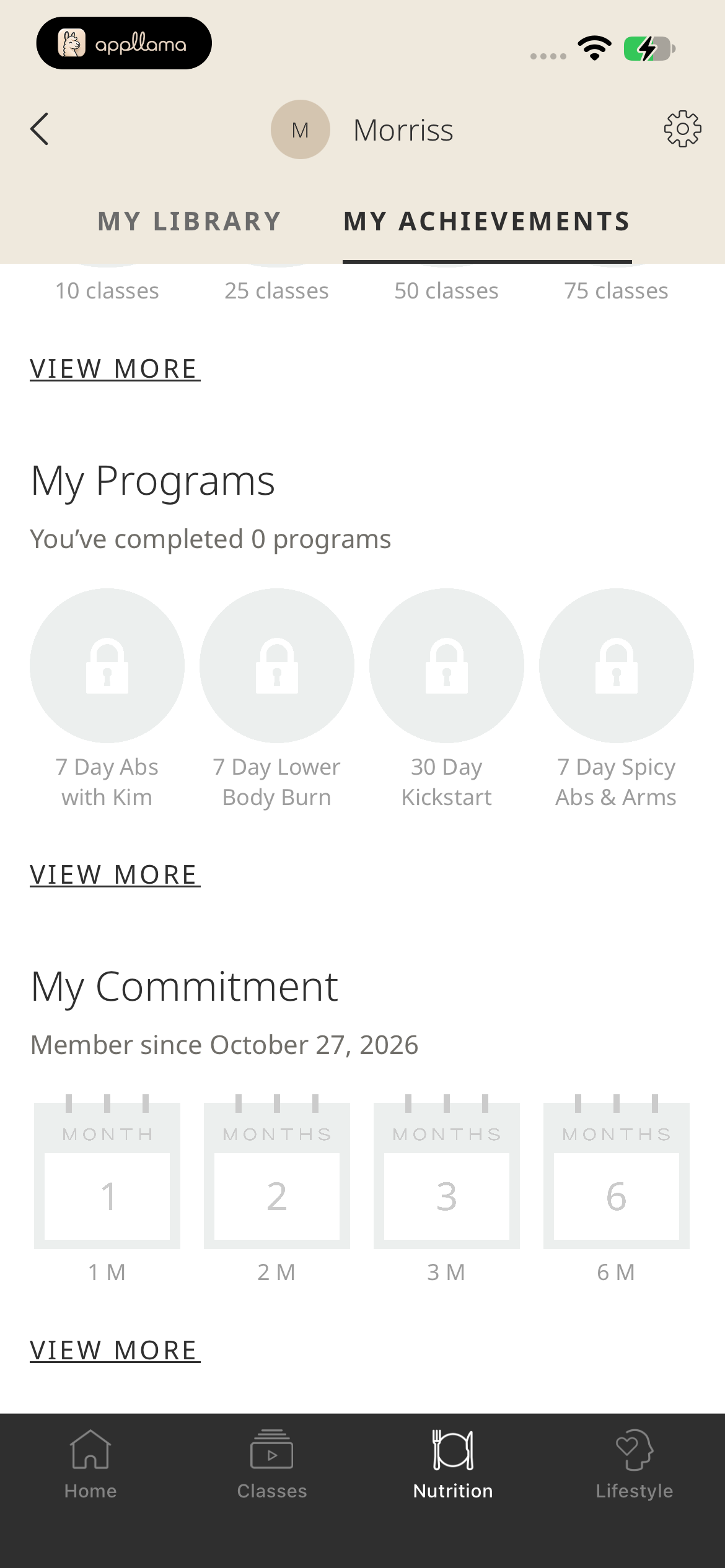 Achievements Progress