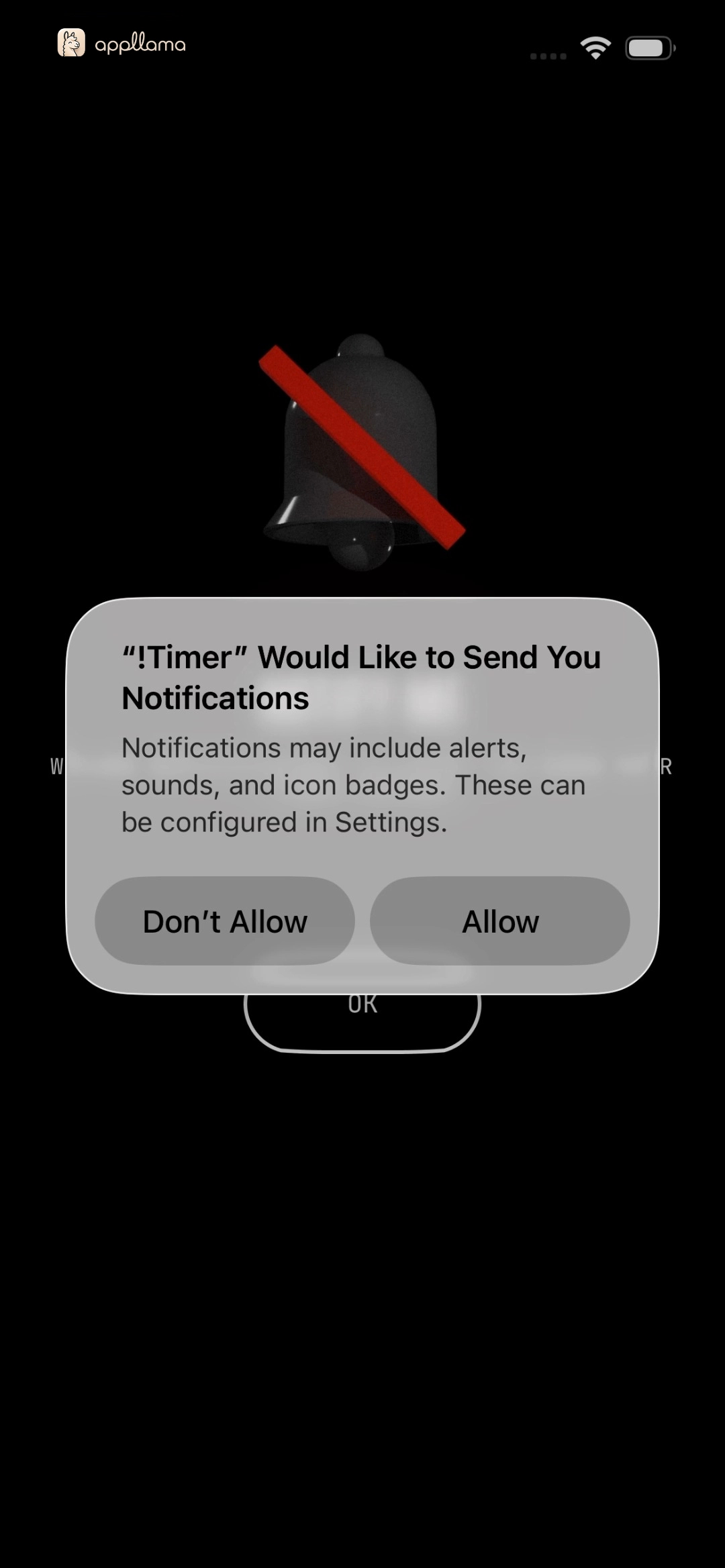 iOS Notification Prompt