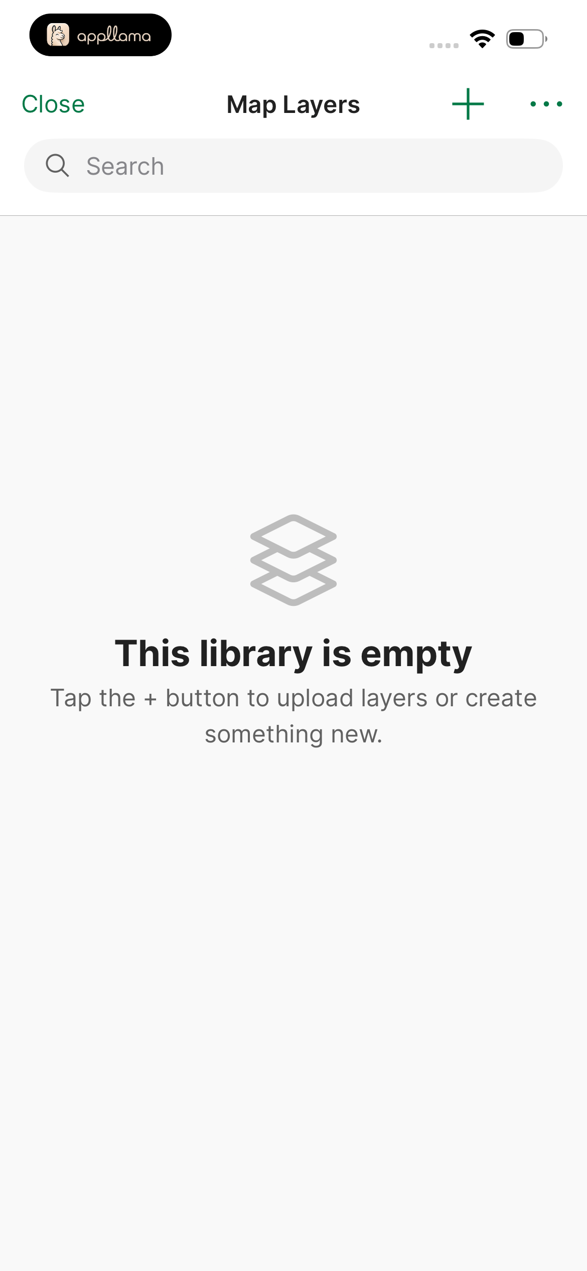 Map Layers Empty