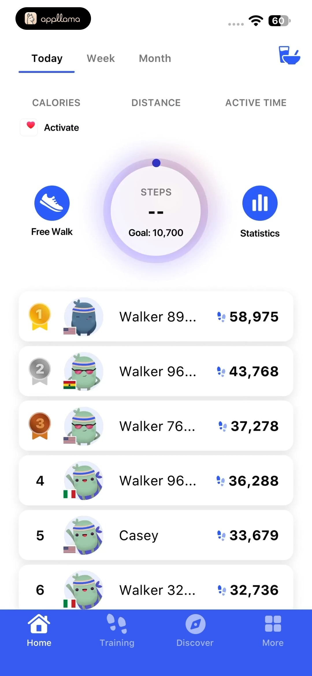 Step Leaderboard