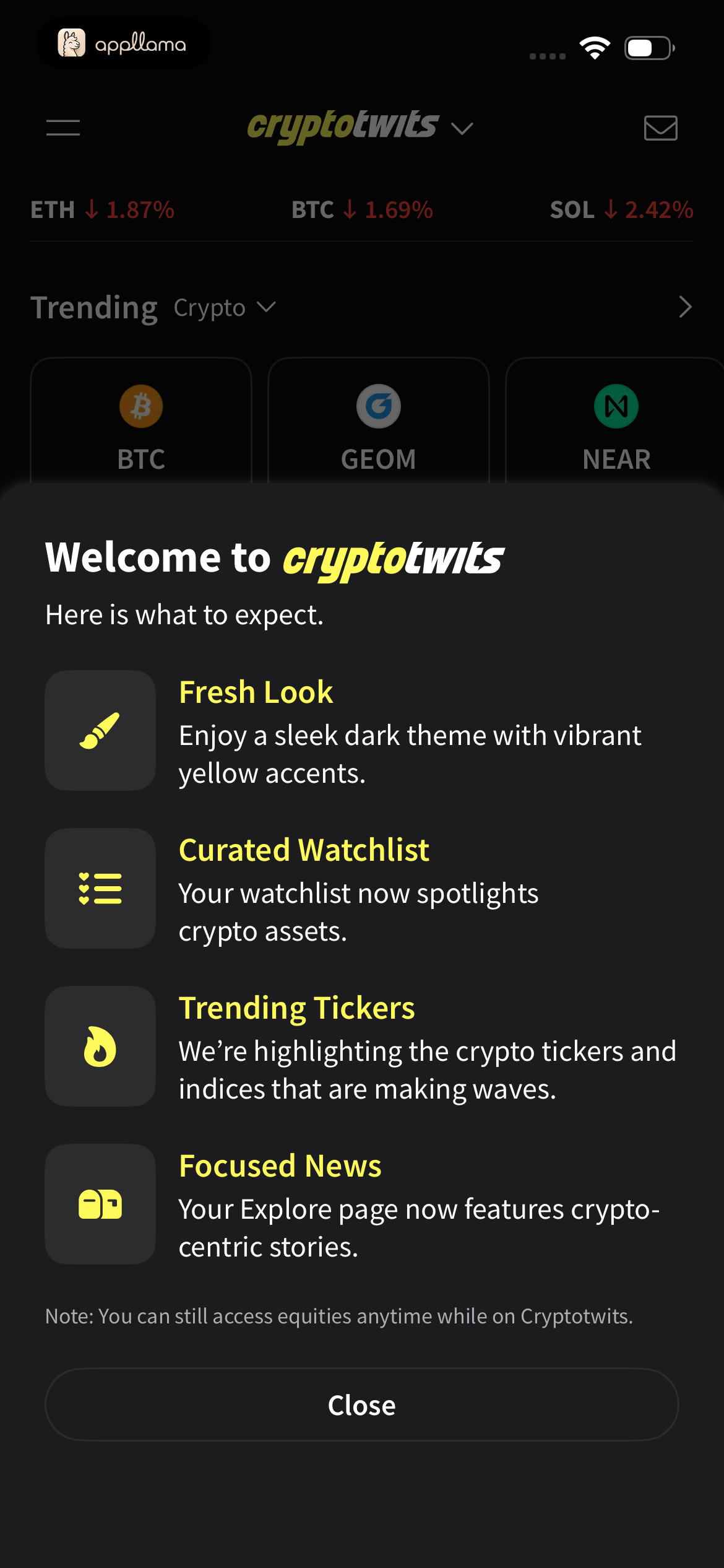 Welcome to Cryptotwits