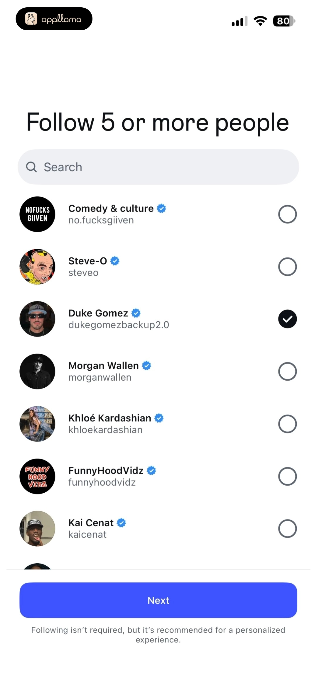 Follow People