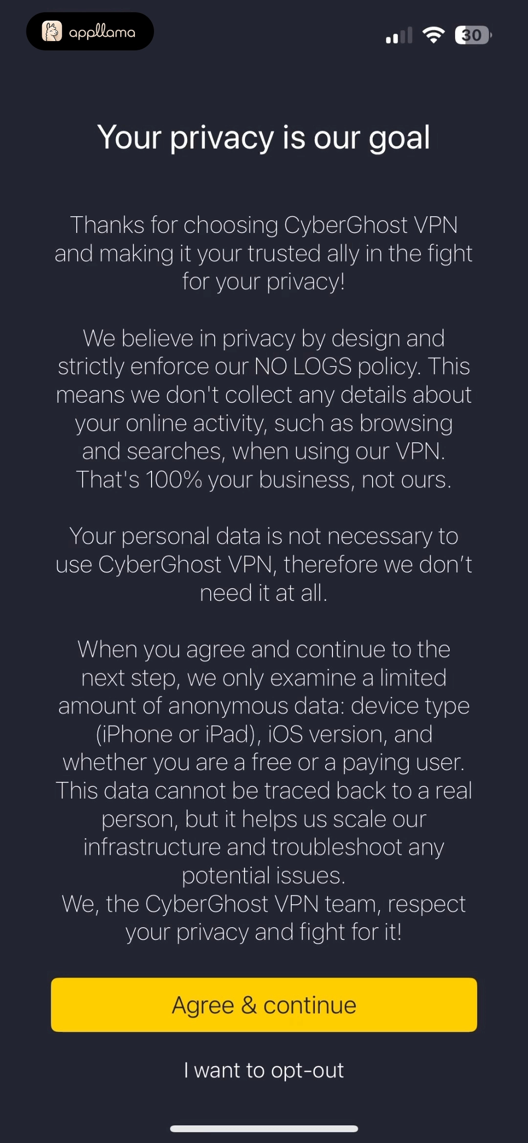 Privacy Consent