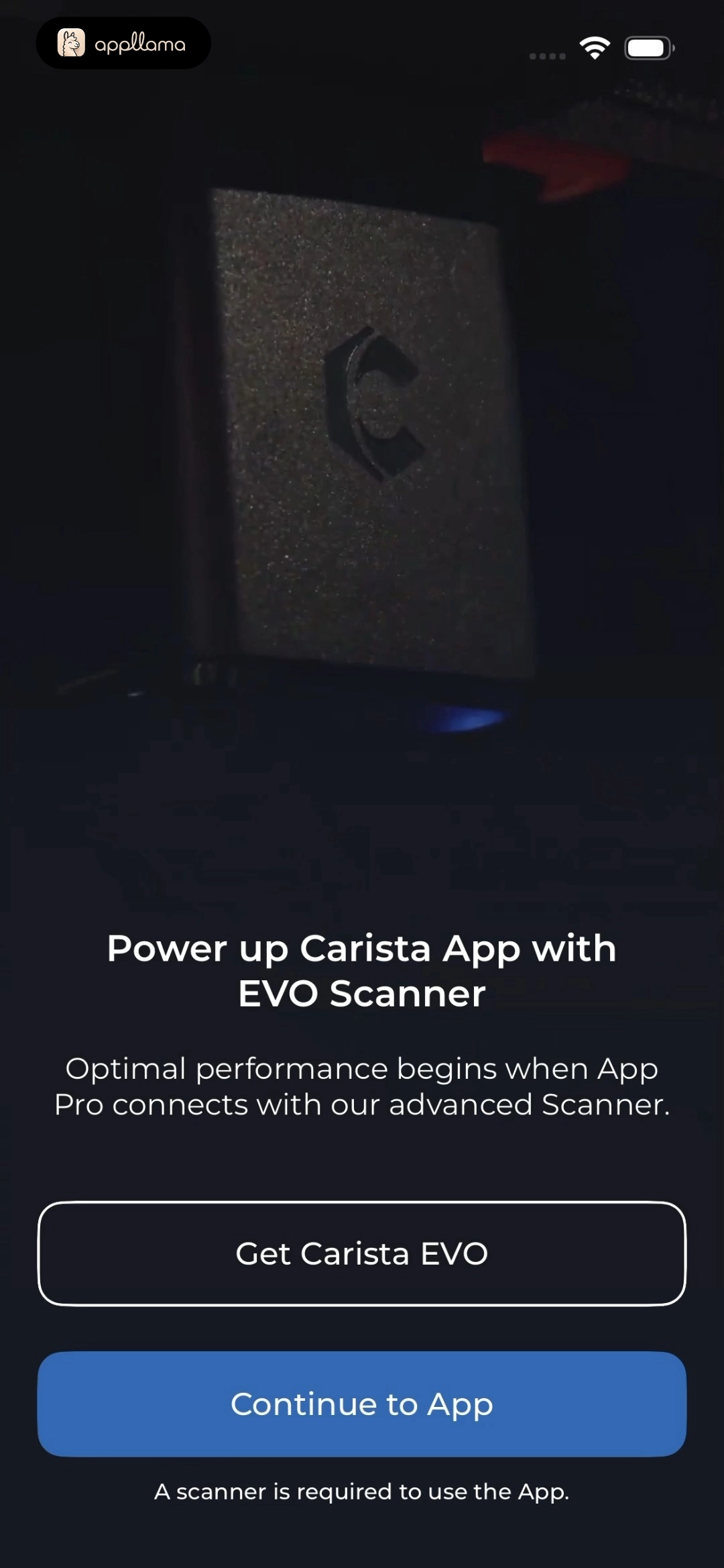 Scanner Upsell