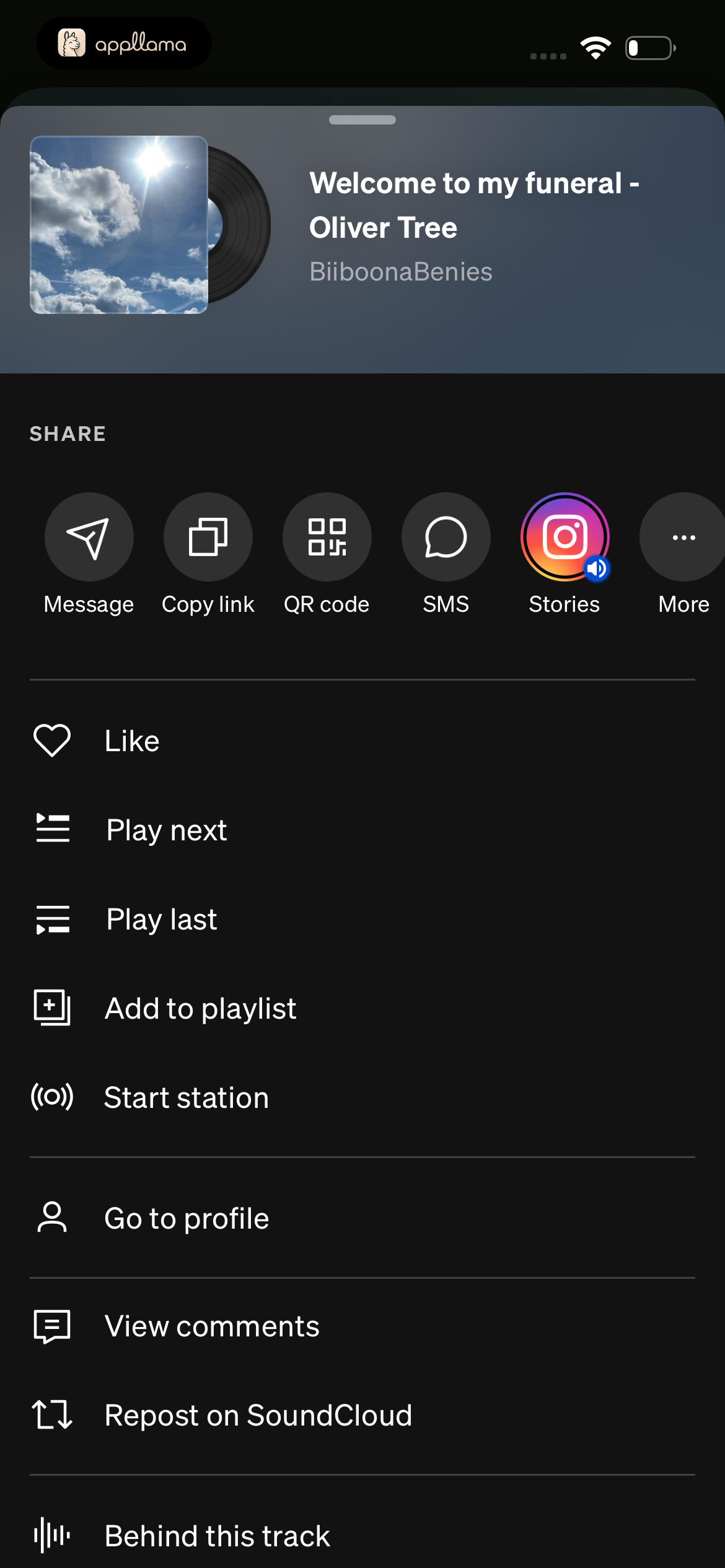 Track Options