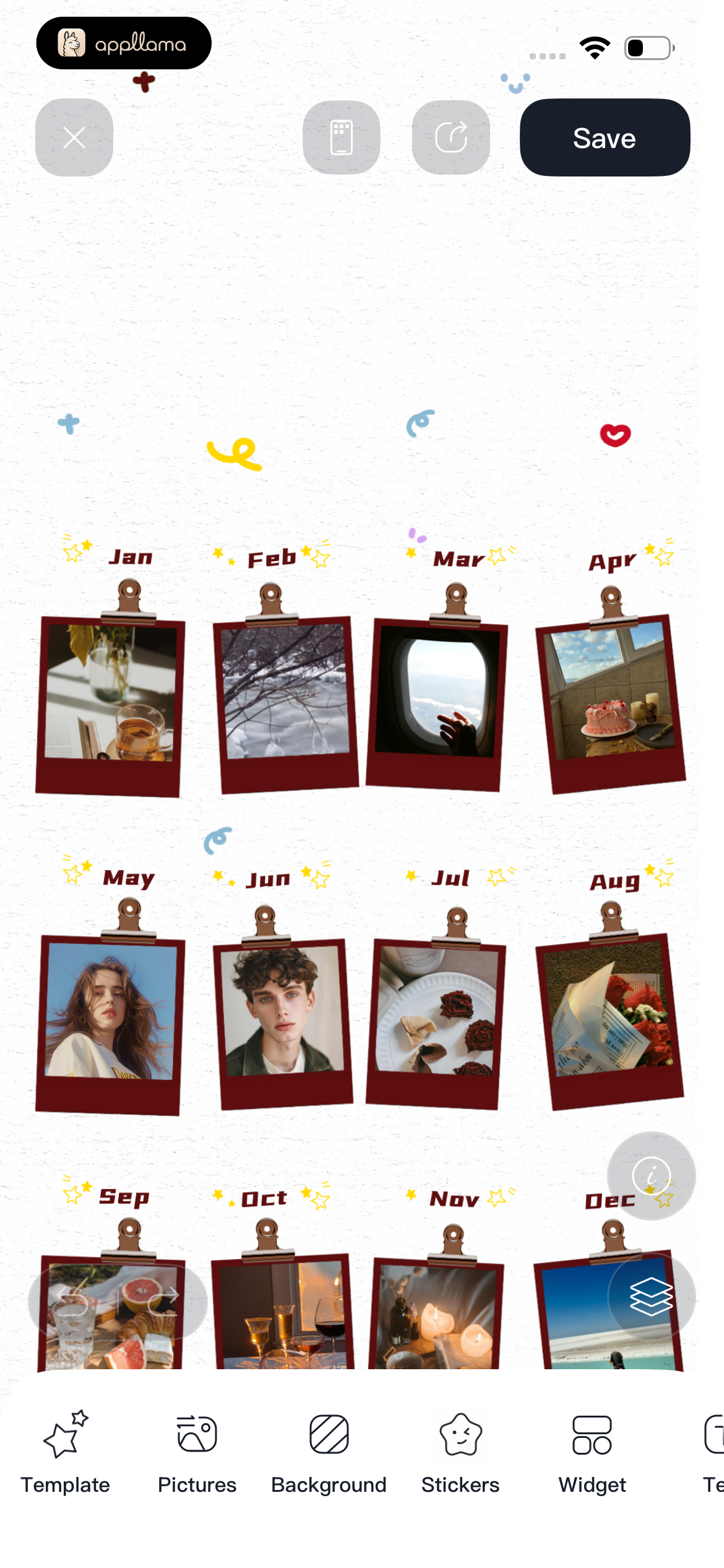Photo Template Editor