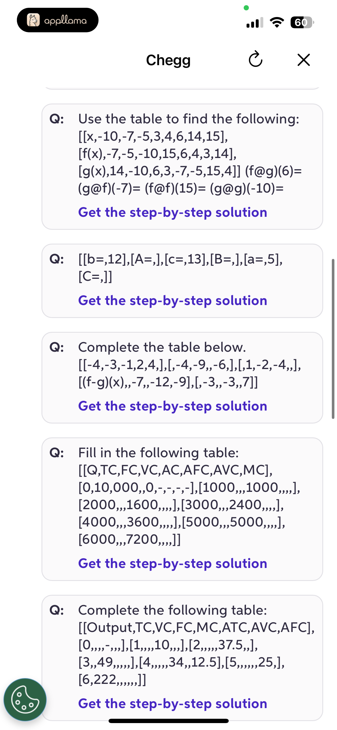 Similar Questions Feed