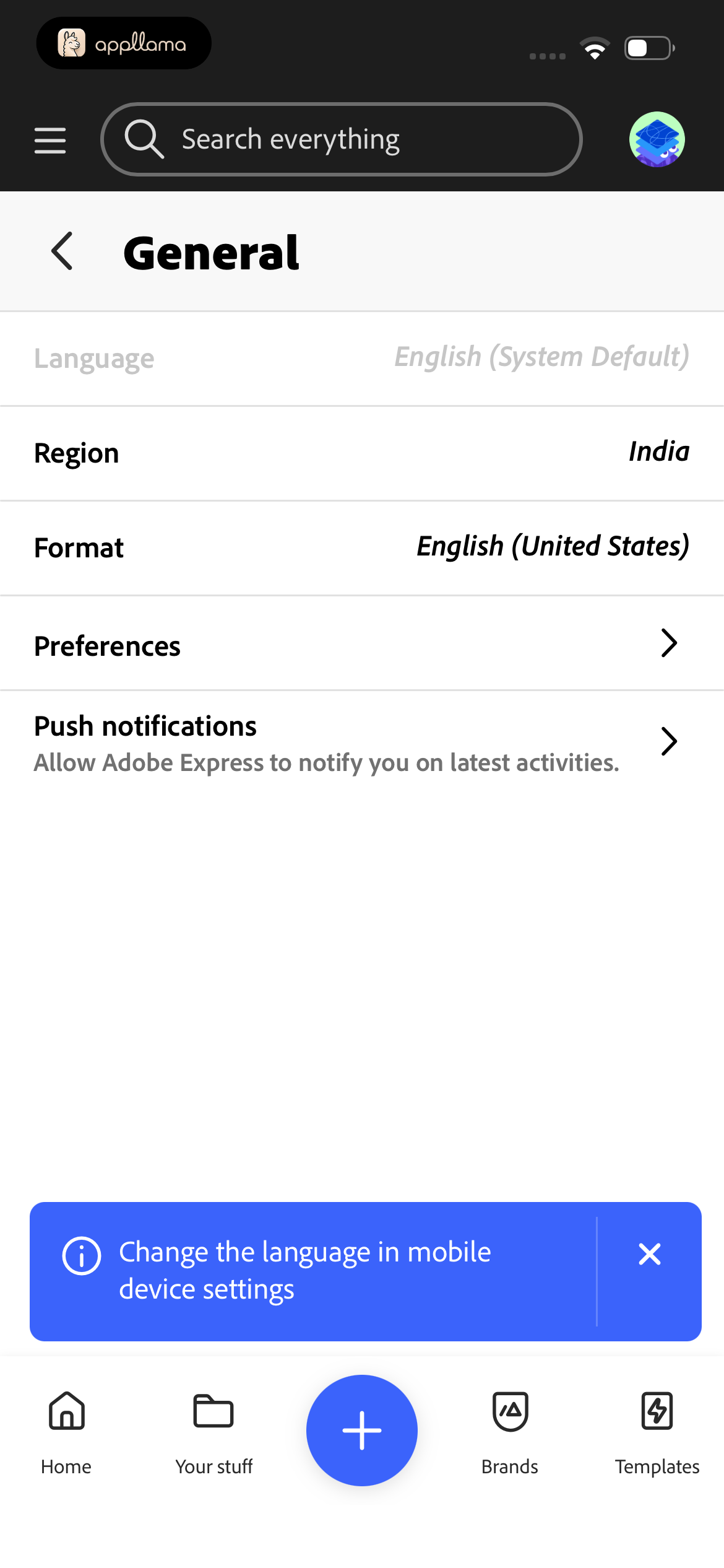 General Settings