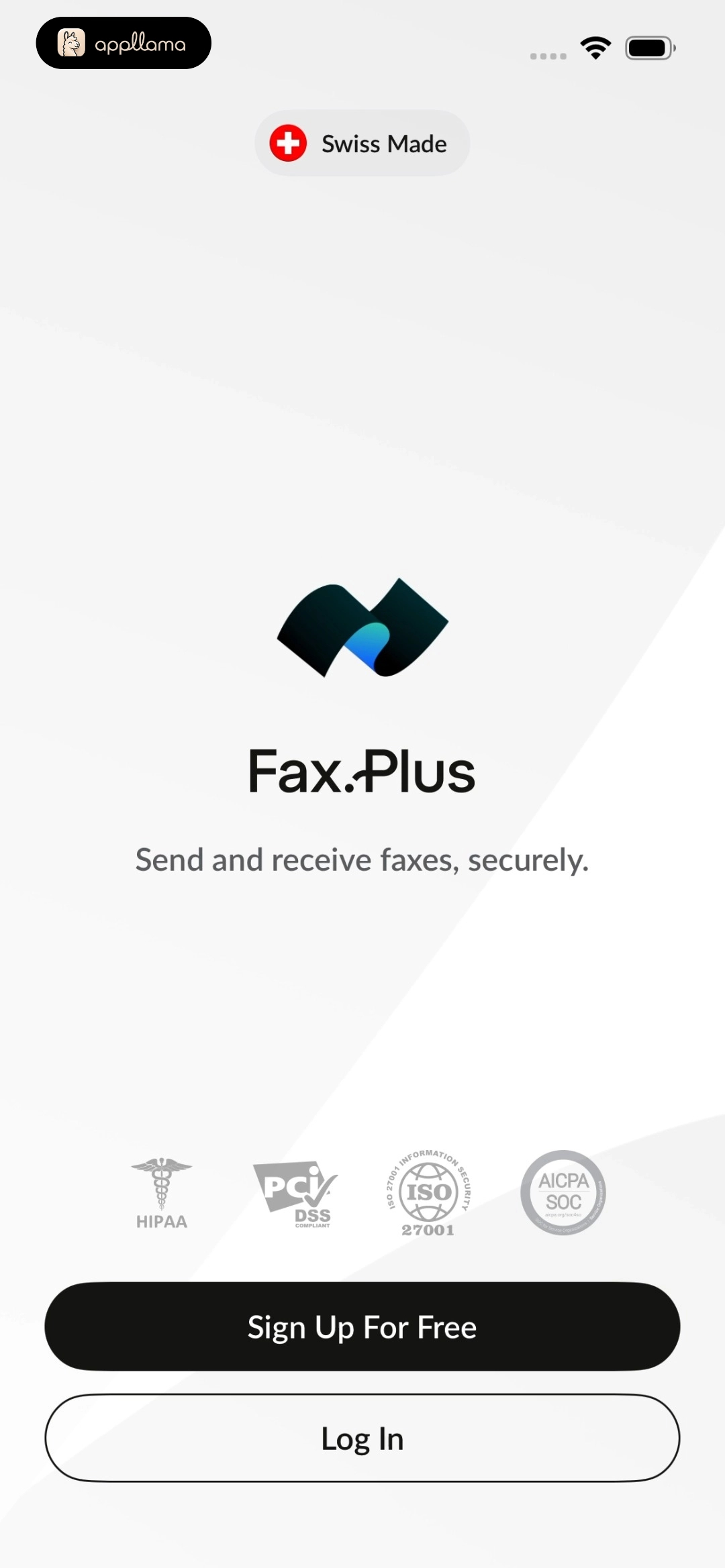 Welcome Screen