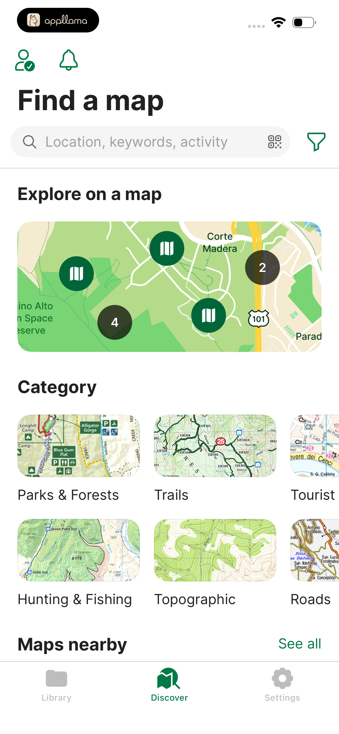 Find a Map Browse
