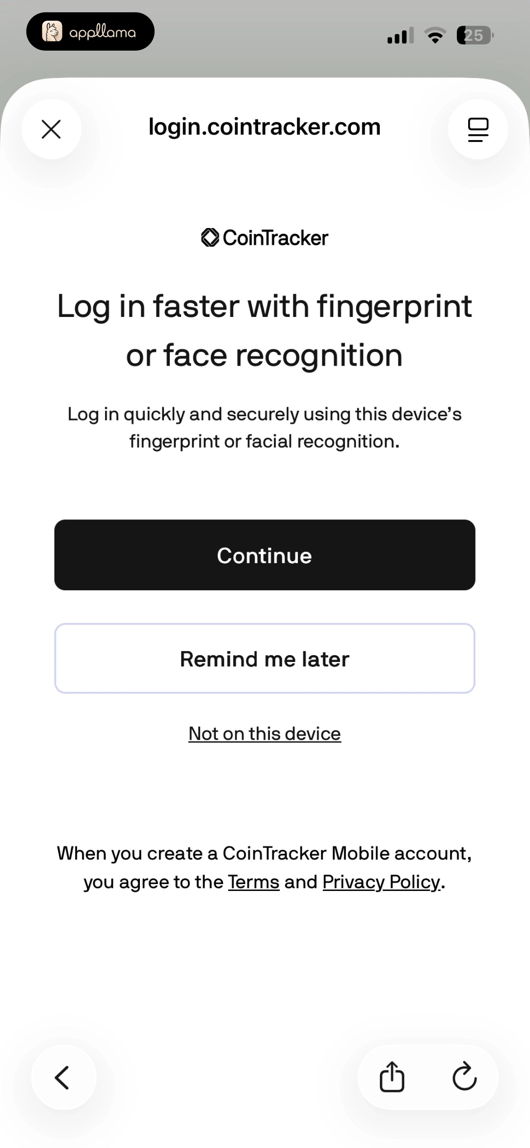 Passkey Setup