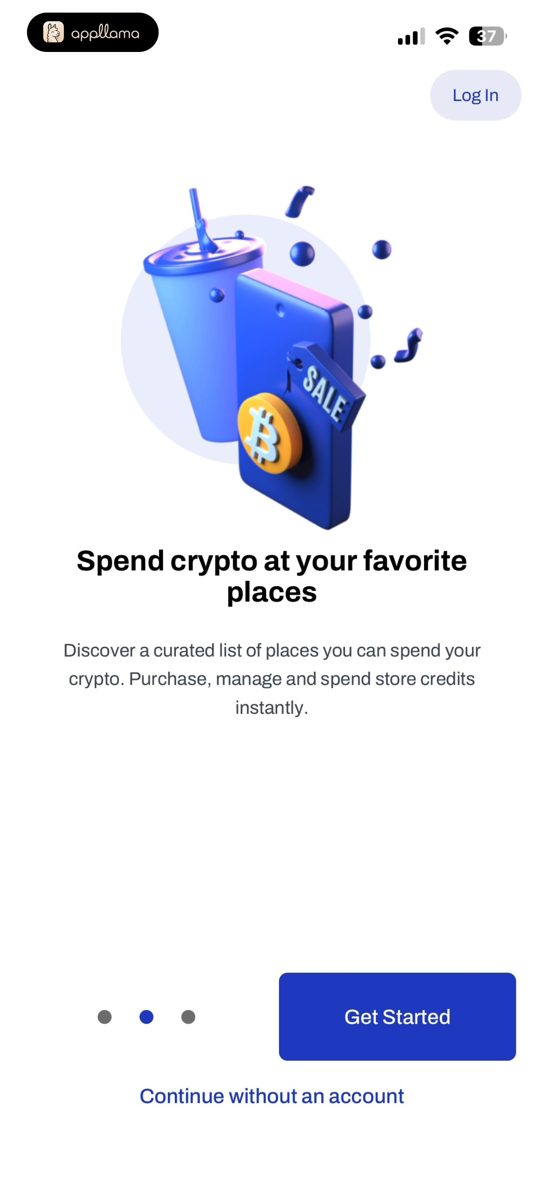 Onboarding Crypto Spending