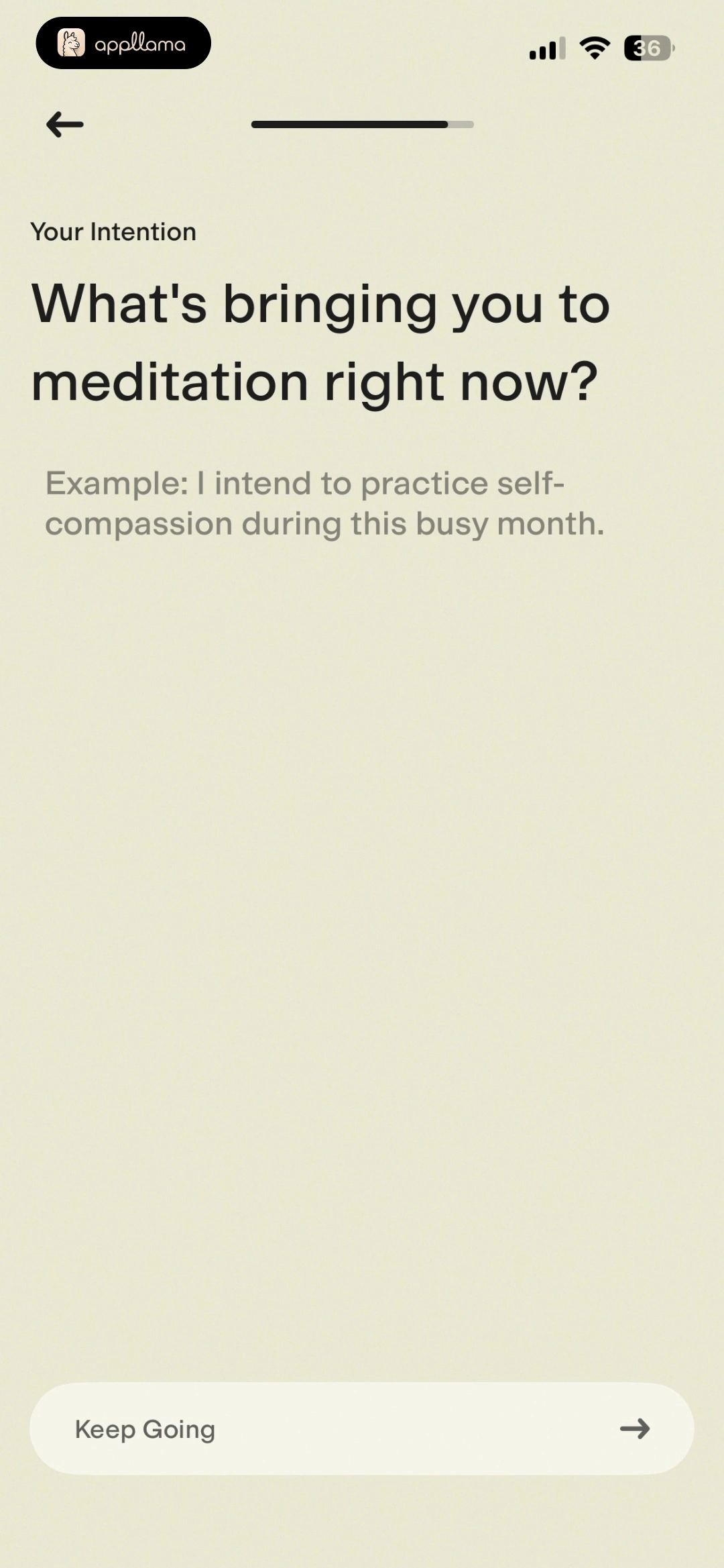Intention Input