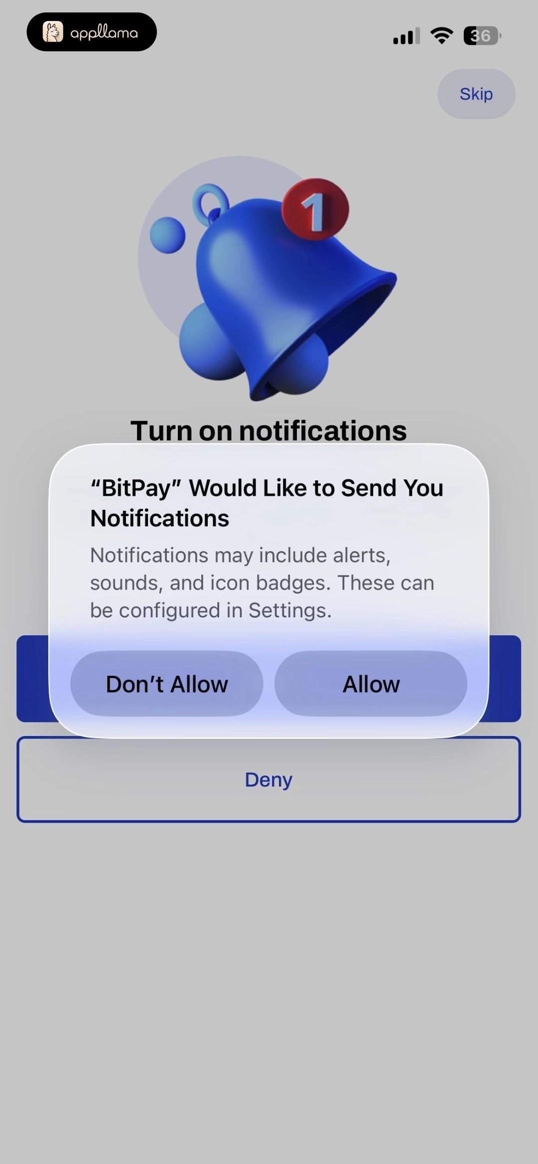 iOS Notification Consent