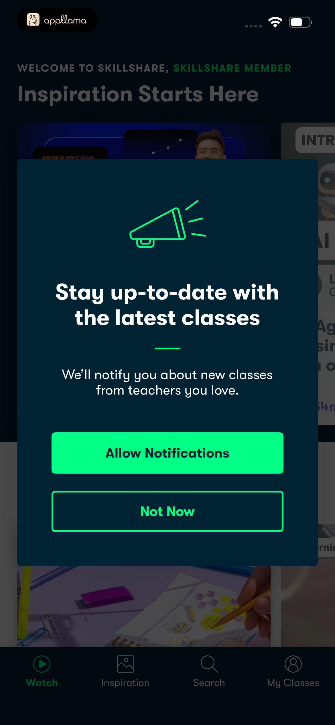 Notification Opt-In