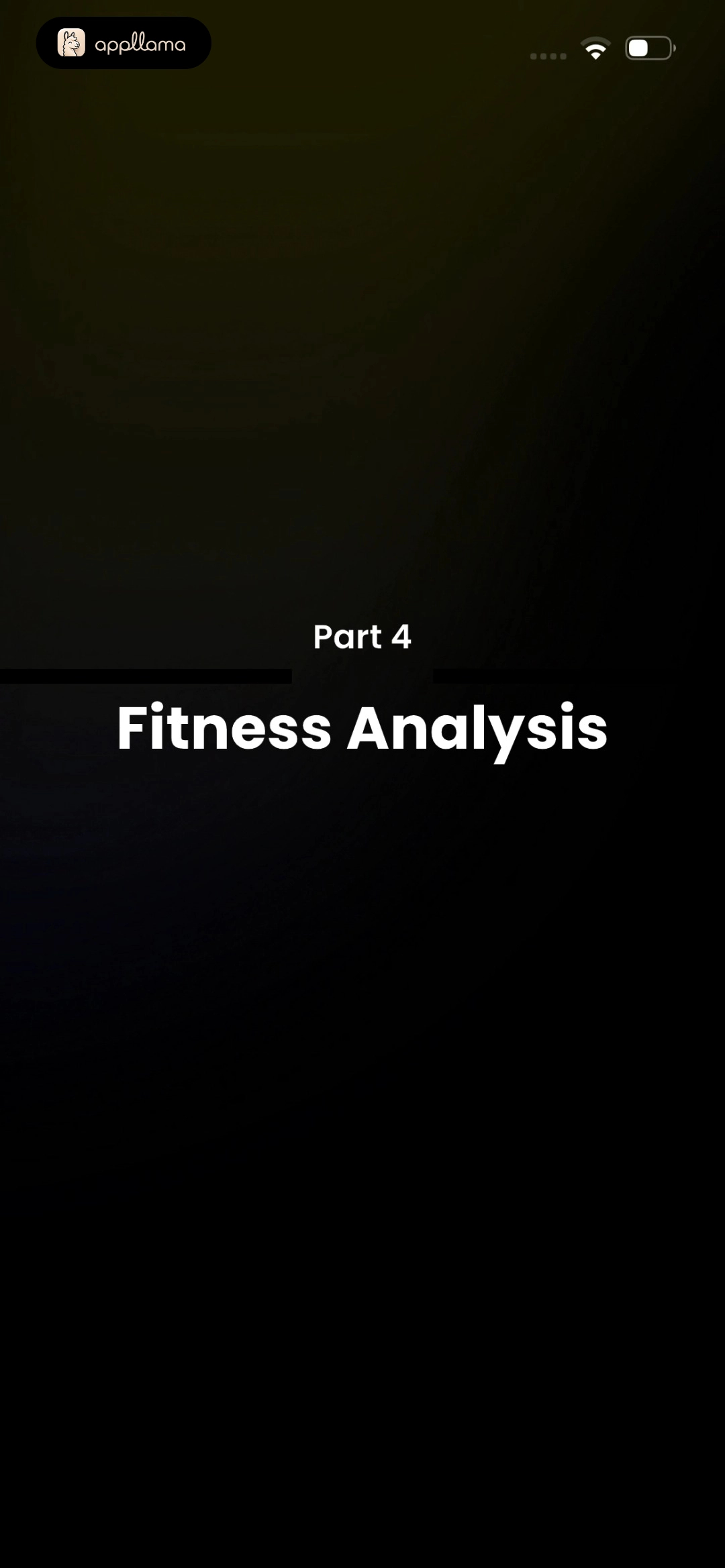 Fitness Analysis Intro