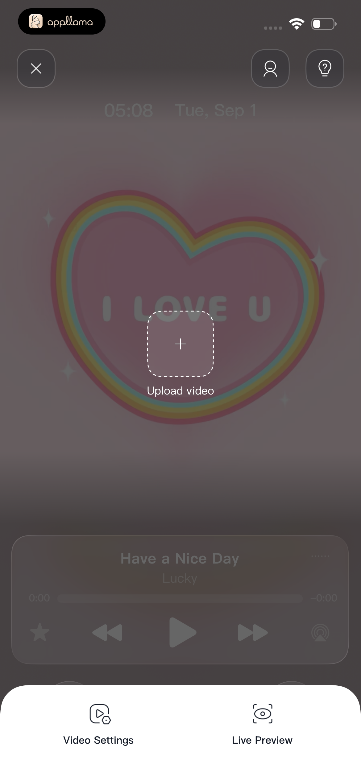 Music Wallpaper Player
