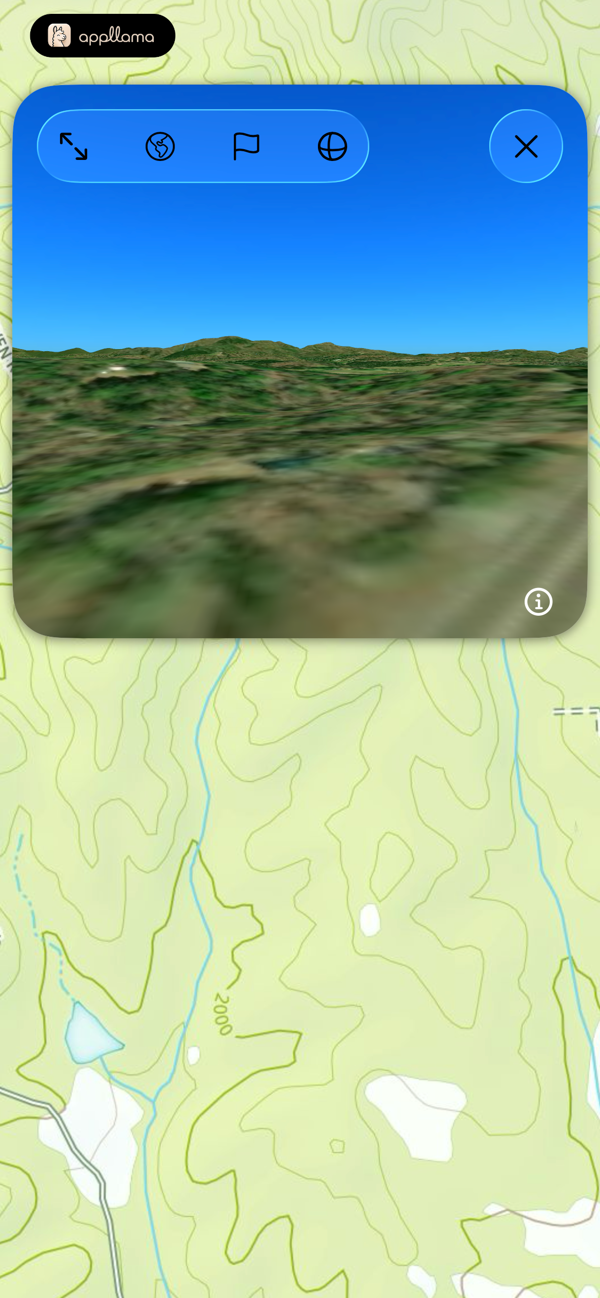 3D Terrain View