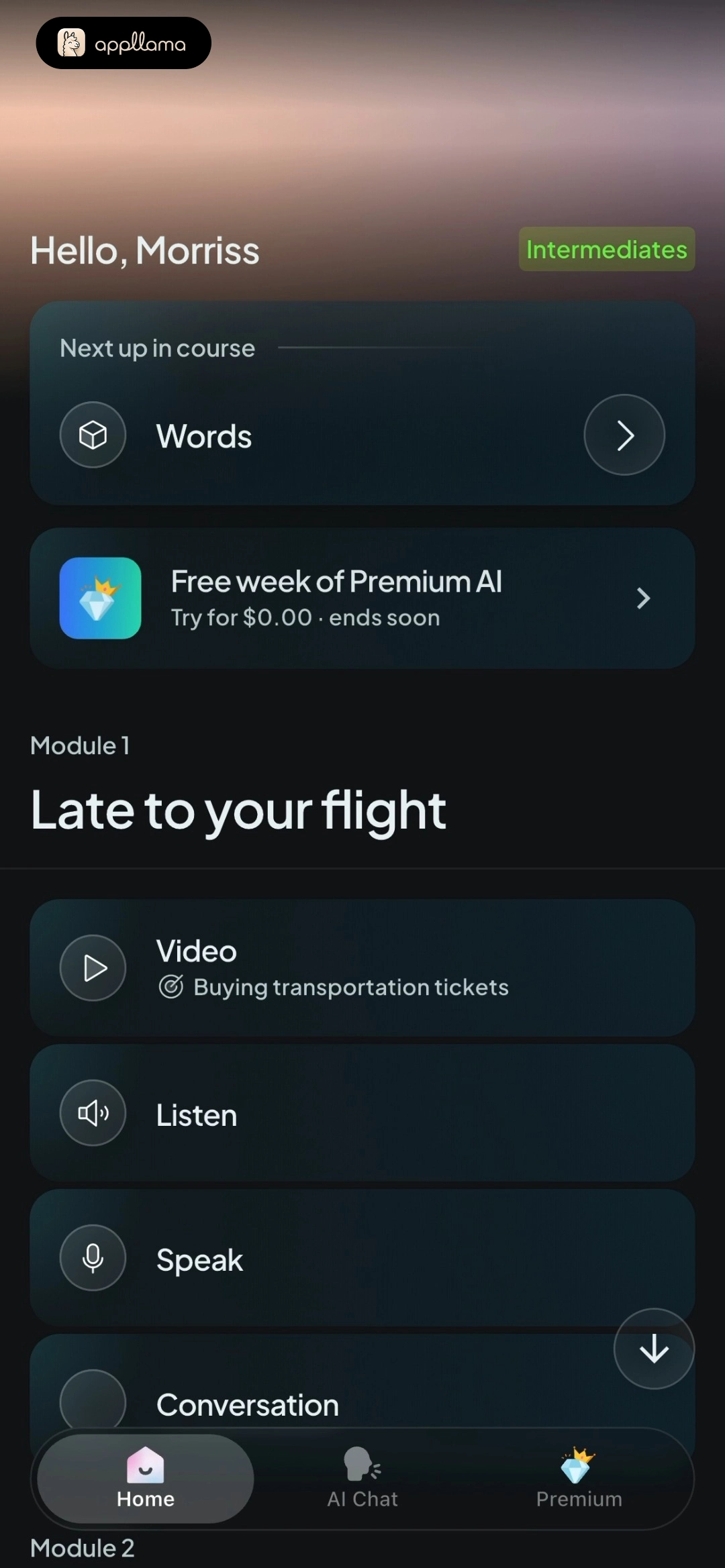 Home Dashboard