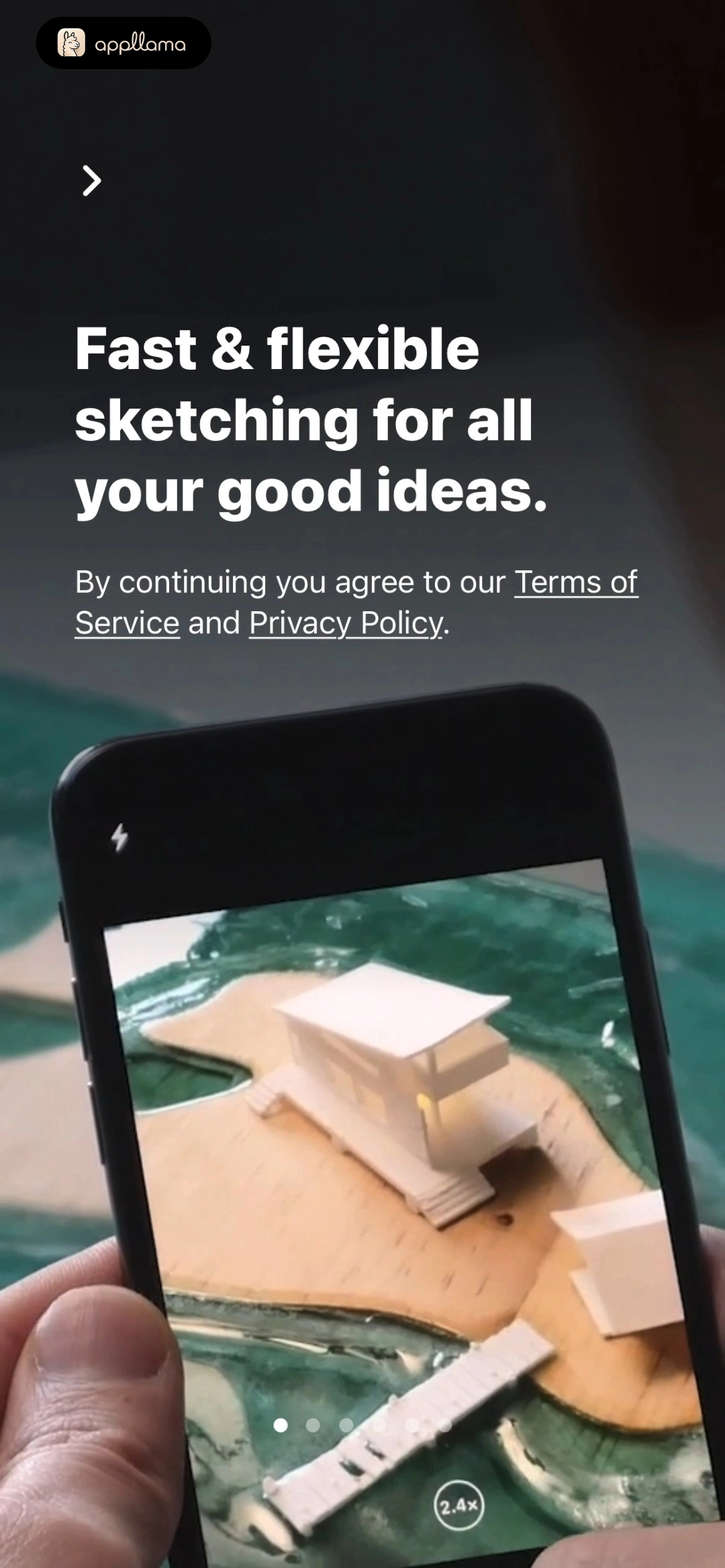 Concepts home screen
