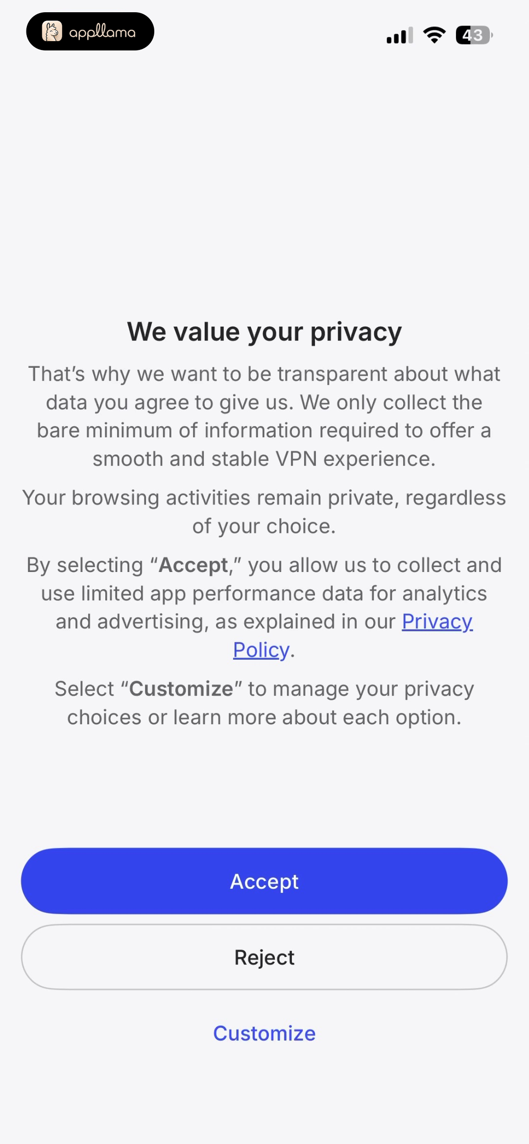 Privacy Consent