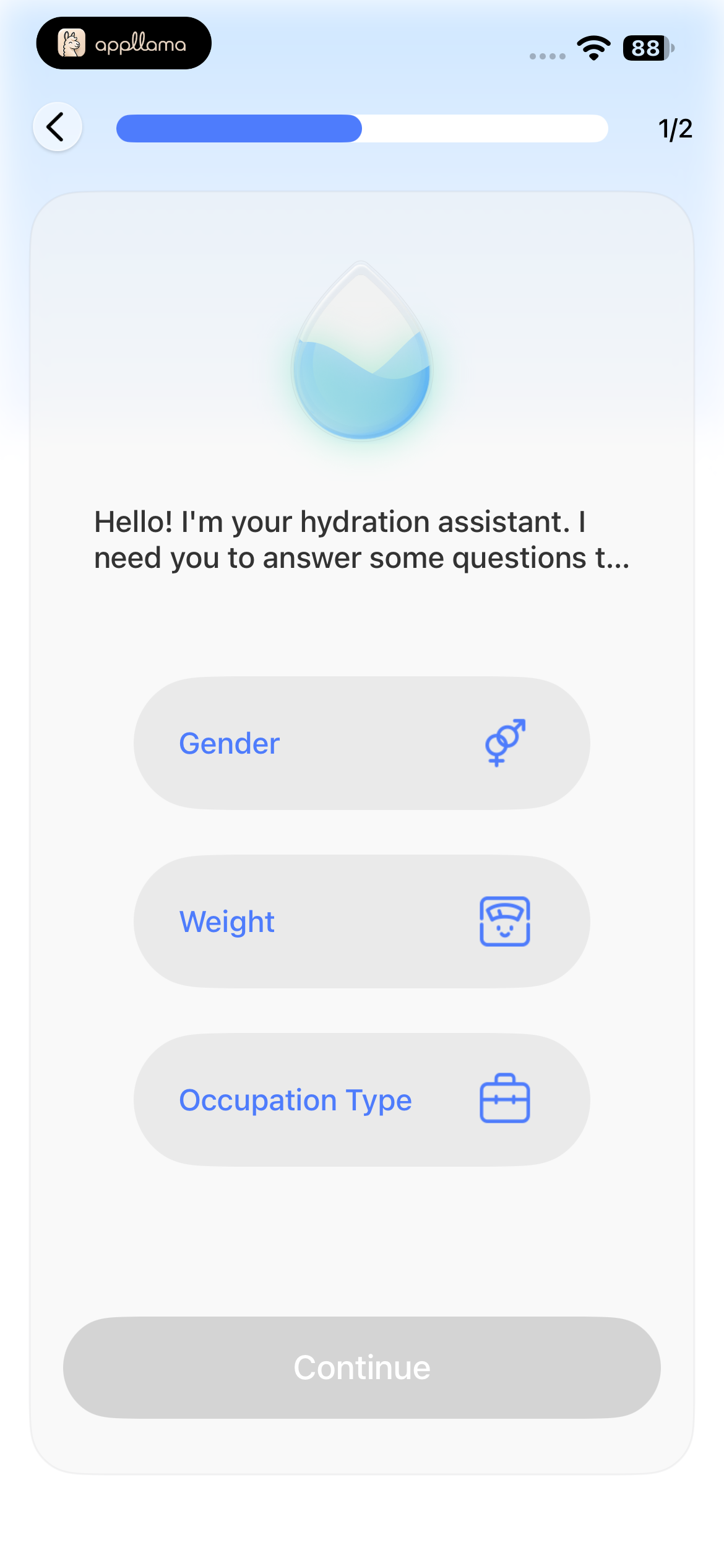 Personal Details Setup