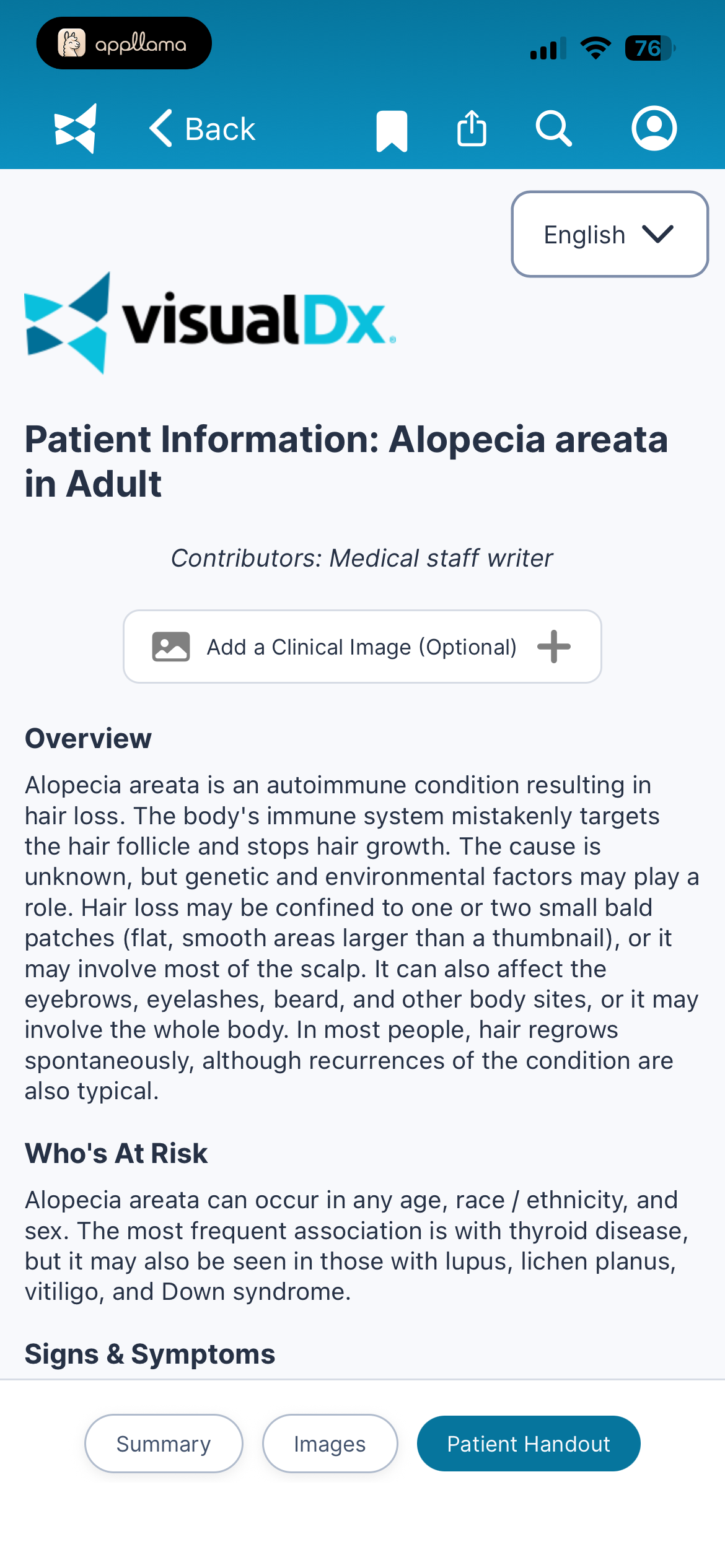 Patient Information