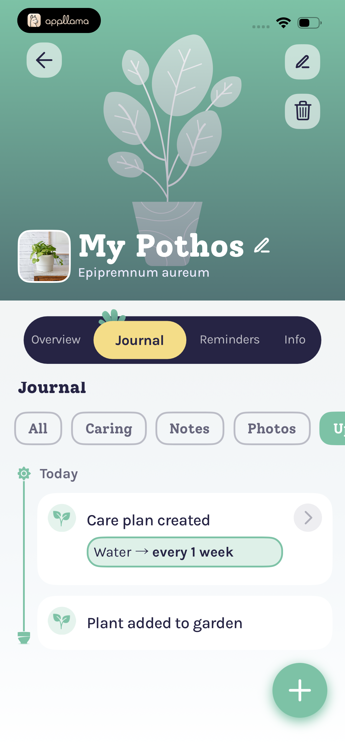 Filtered Plant Journal